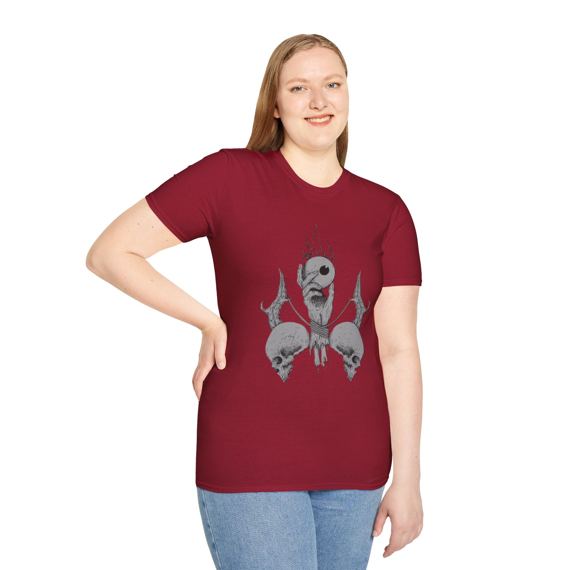 Gothic Graphic Tee - Dark Aesthetic Unisex T-Shirt, Unique Gift, Casual Wear, Festival Fashion, Alternative Style