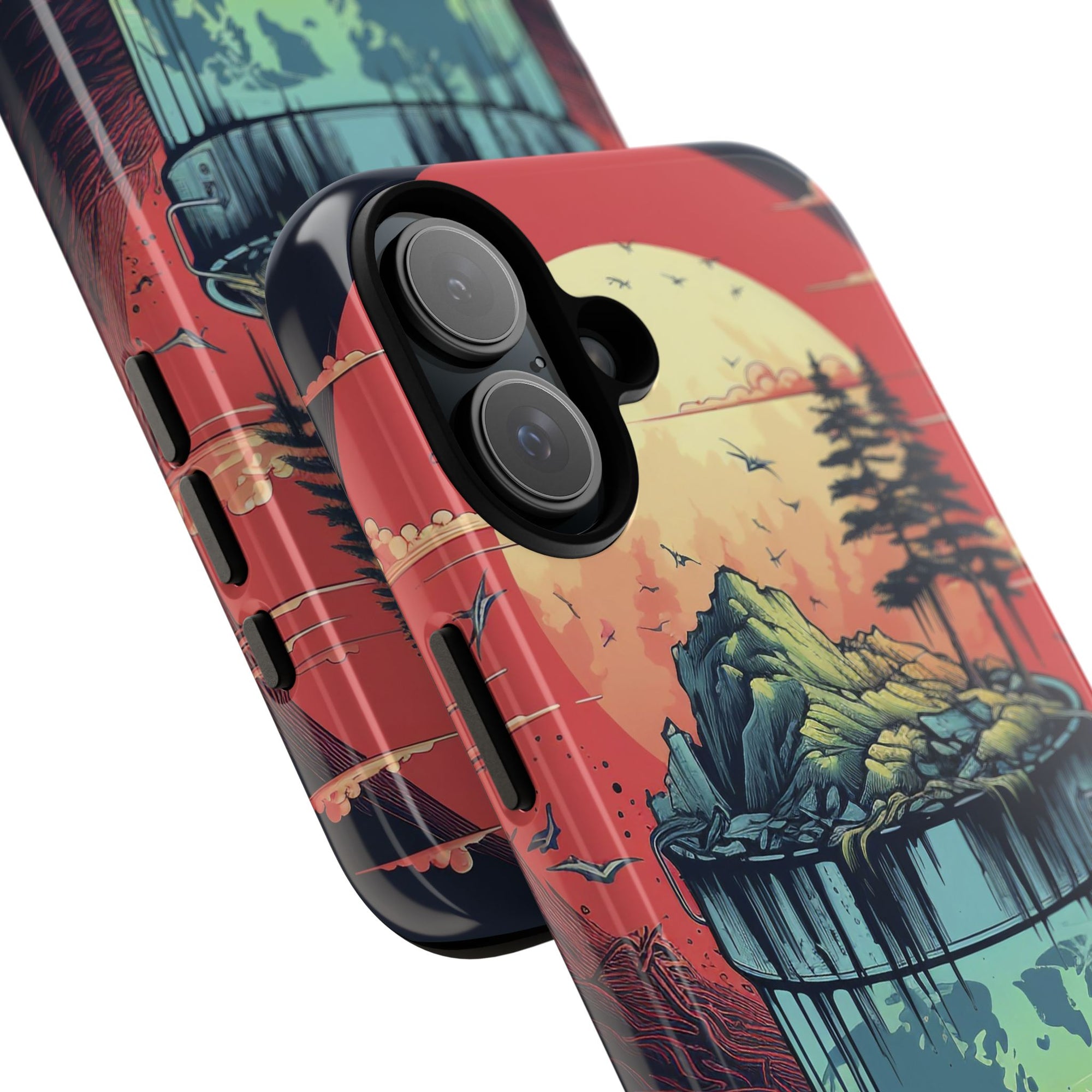 Vibrant Nature-Themed Phone Case, Tough Cases for Adventurers, Eco-Friendly, Trendy Phone Accessory, Great Gift for Nature Lovers