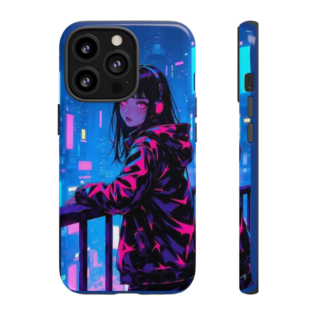 Futuristic Phone Case, Cyberpunk Aesthetic, Tough Phone Cover, Urban Style, Gift for Tech Lovers, Unique Phone Accessories, Streetwear [...]