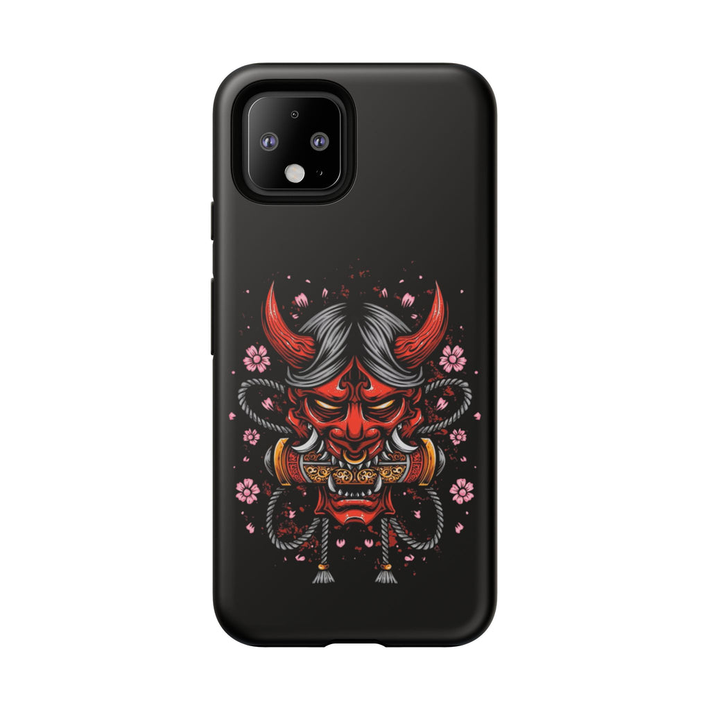 Tough Cases: Fierce Demon Phone Case, Edgy Phone Cover, Protect Your Device, Gift for Anime Fans, Unique Artwork Case