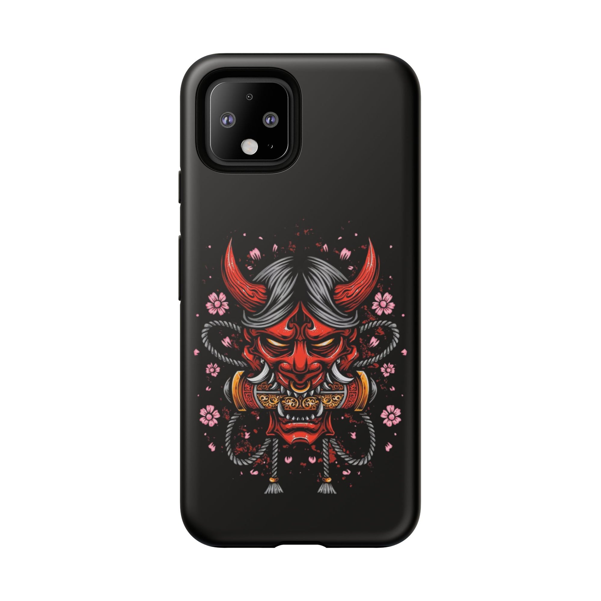 Tough Cases: Fierce Demon Phone Case, Edgy Phone Cover, Protect Your Device, Gift for Anime Fans, Unique Artwork Case