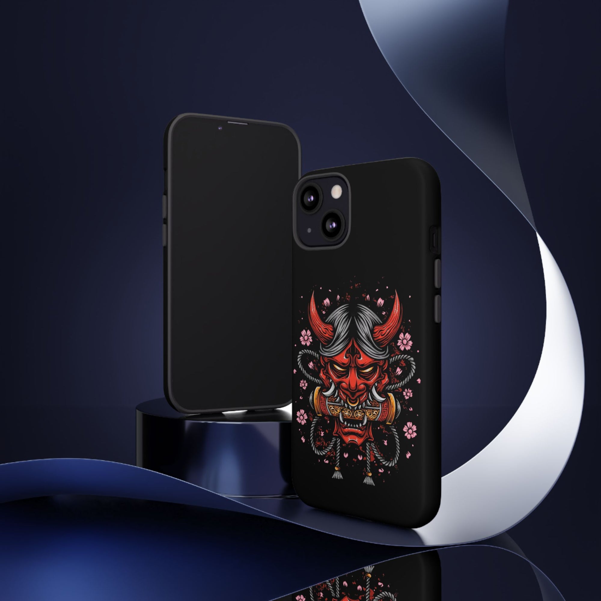 Tough Cases: Fierce Demon Phone Case, Edgy Phone Cover, Protect Your Device, Gift for Anime Fans, Unique Artwork Case