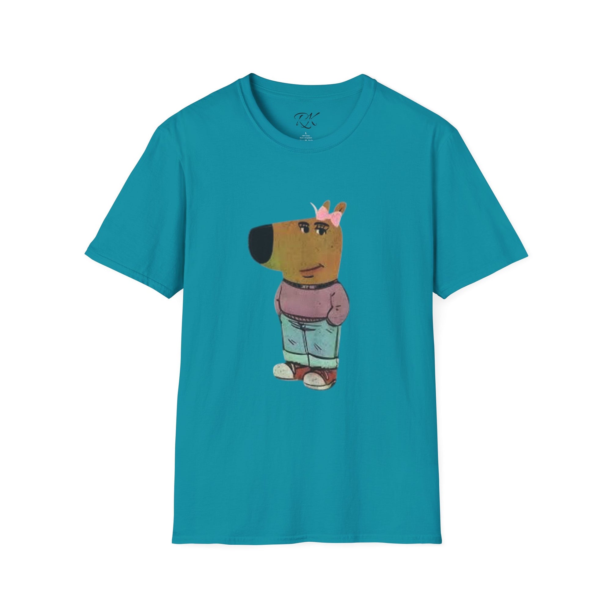 Whimsical Dog Art Unisex T-Shirt - Cute Pet Lover Gift, Casual Wear, Animal Themed Apparel, Fun Gift for Dog Owners