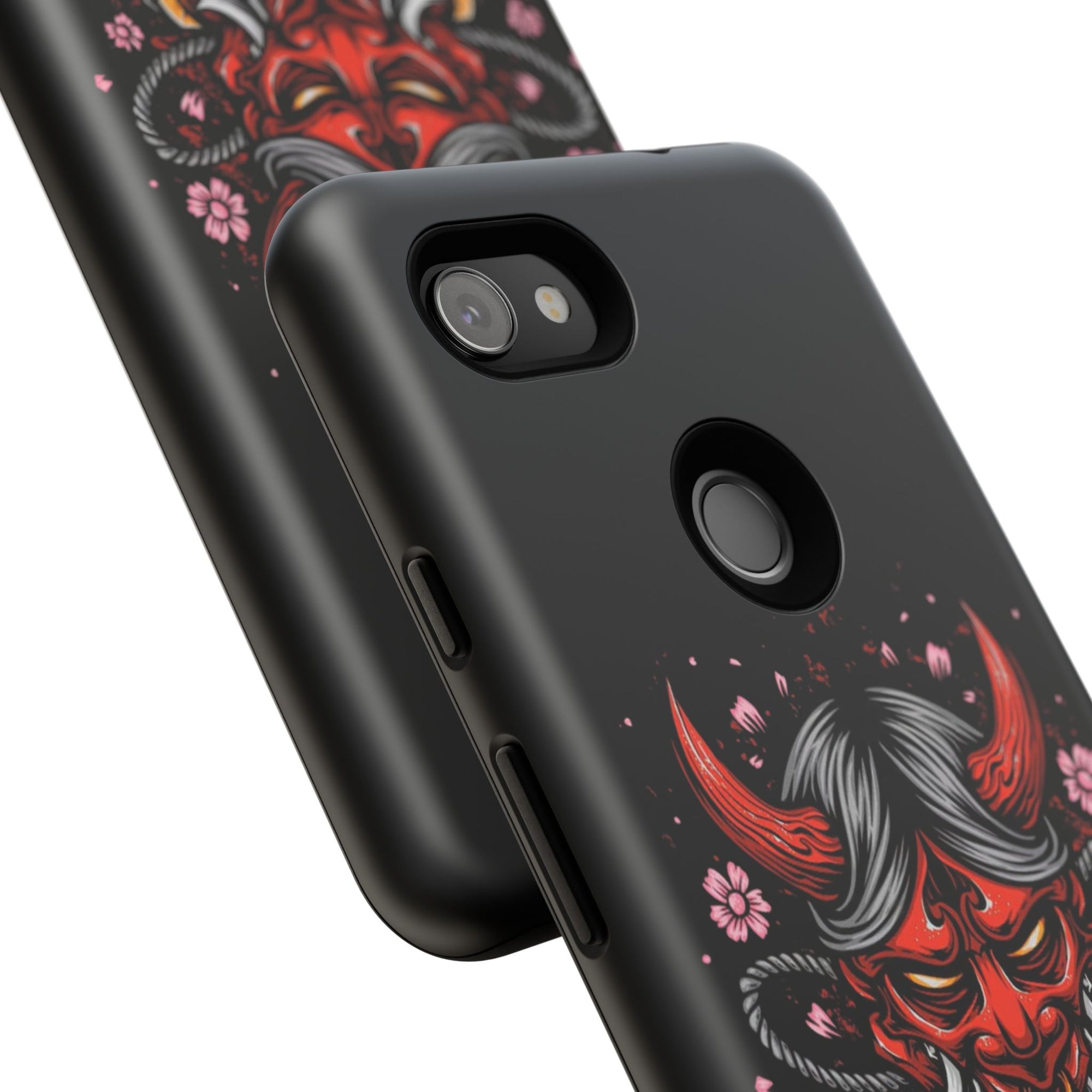 Tough Cases: Fierce Demon Phone Case, Edgy Phone Cover, Protect Your Device, Gift for Anime Fans, Unique Artwork Case