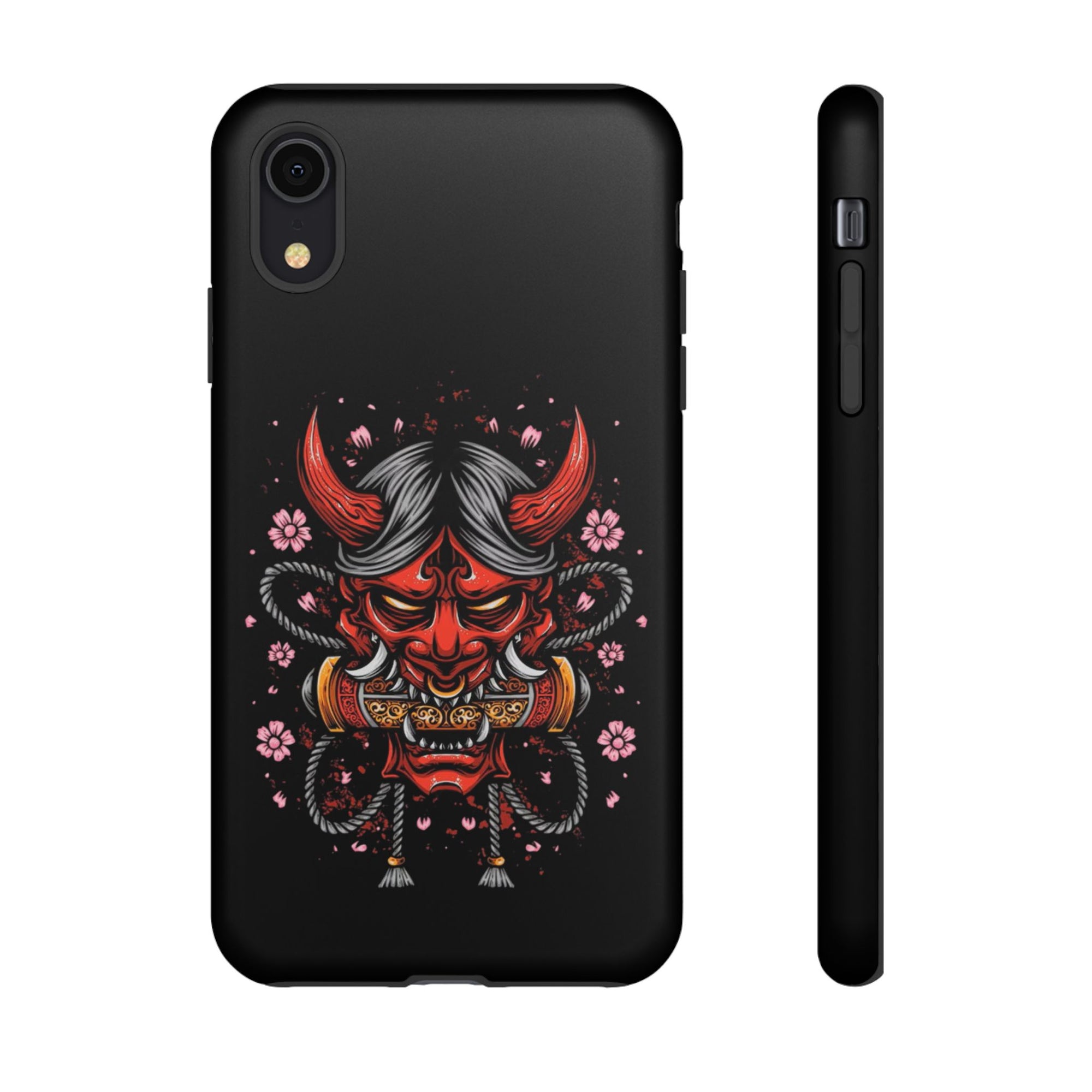 Tough Cases: Fierce Demon Phone Case, Edgy Phone Cover, Protect Your Device, Gift for Anime Fans, Unique Artwork Case