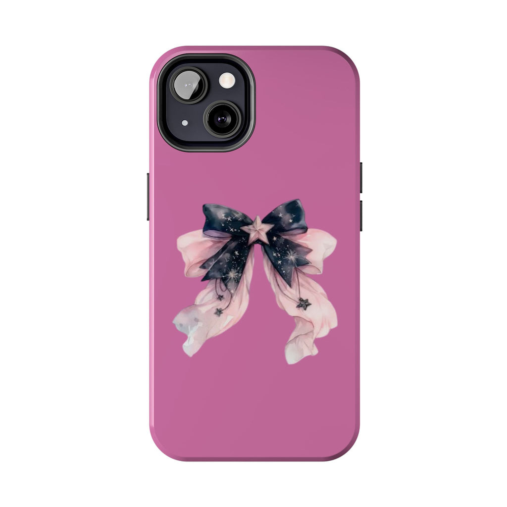Pink Ribbon Tough Phone Cases, Galaxy Phone Covers, Chic Phone Protection, Ideal Gift for Her, Stylish Tech Accessories