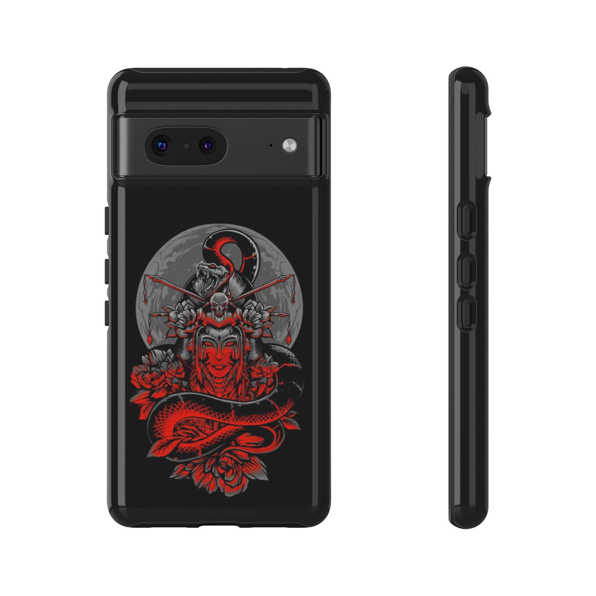 Tough Cases for iPhone, Dragon & Warrior Design, Durable Phone Protection, Perfect Gift for Tech Lovers, Unique Gifting