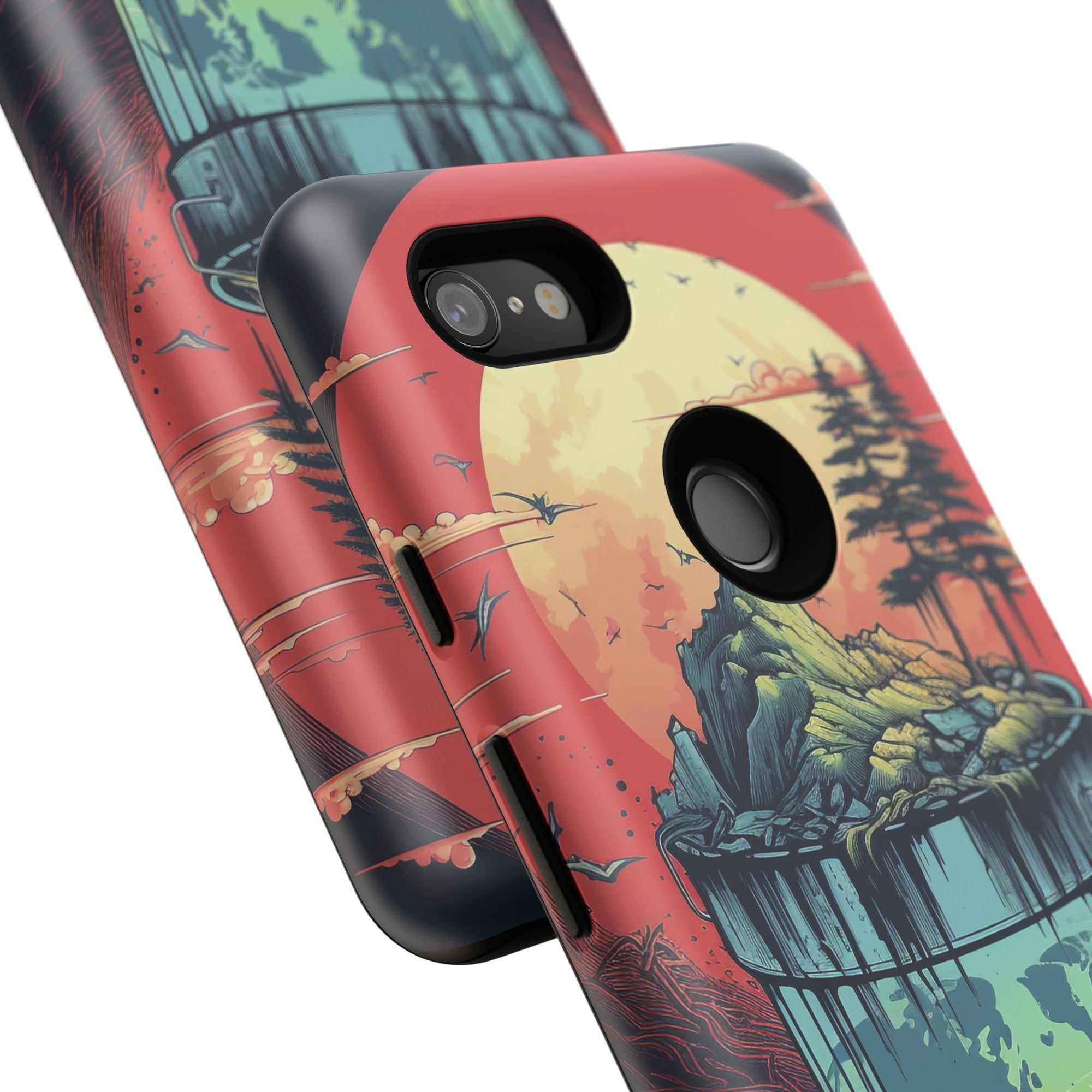 Vibrant Nature-Themed Phone Case, Tough Cases for Adventurers, Eco-Friendly, Trendy Phone Accessory, Great Gift for Nature Lovers