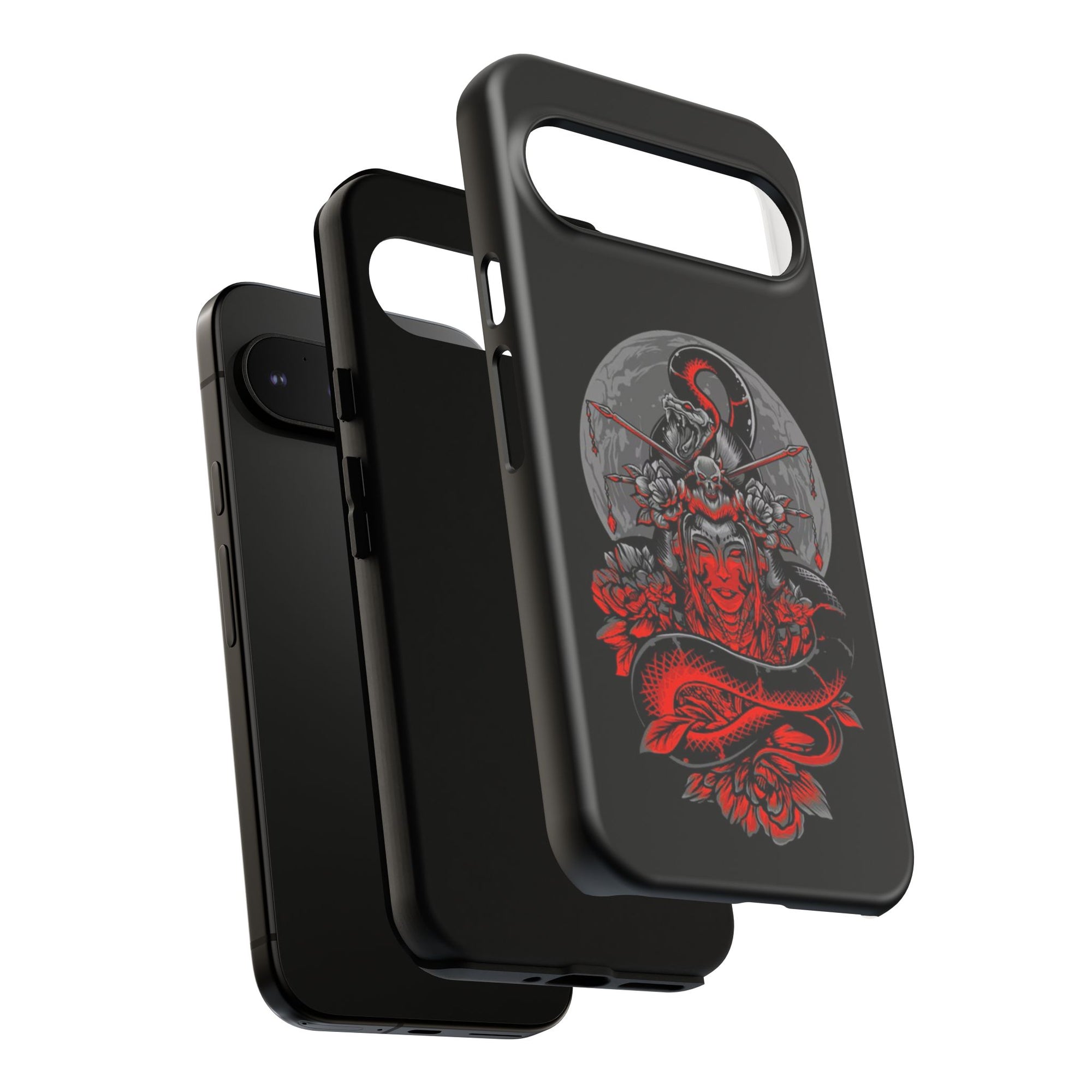 Tough Cases for iPhone, Dragon & Warrior Design, Durable Phone Protection, Perfect Gift for Tech Lovers, Unique Gifting