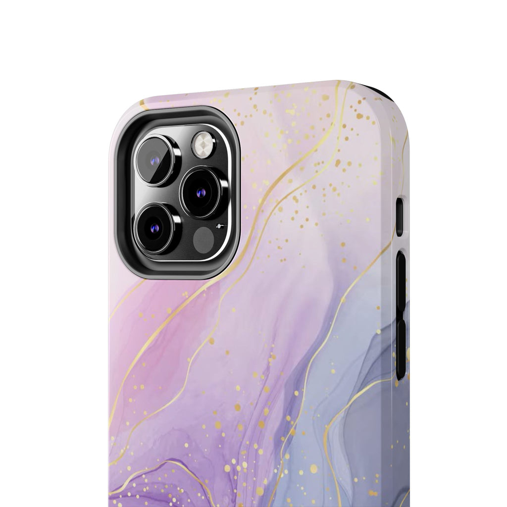 Elegant Abstract Tough Phone Cases for Stylish Protection, Gift for Her, Phone Accessories, Lavender Marble Design, Phone Cover for [...]