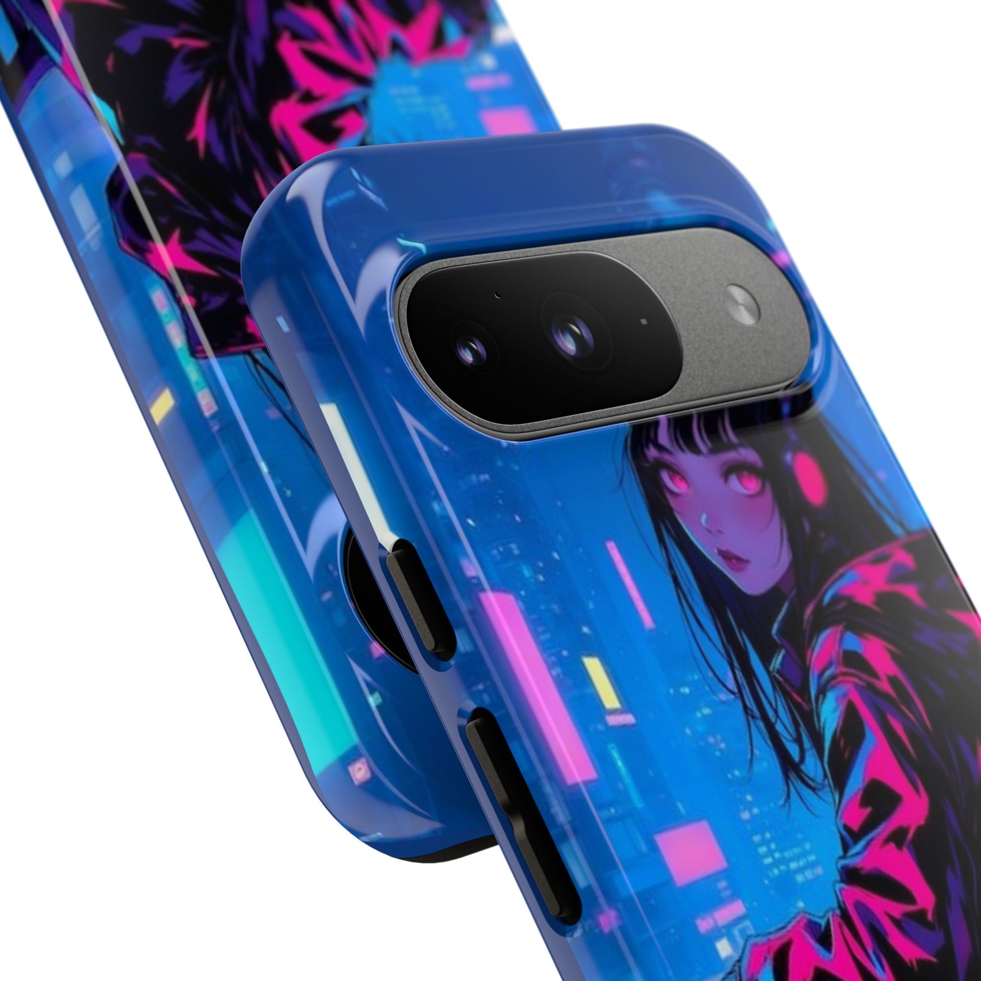 Futuristic Phone Case, Cyberpunk Aesthetic, Tough Phone Cover, Urban Style, Gift for Tech Lovers, Unique Phone Accessories, Streetwear [...]