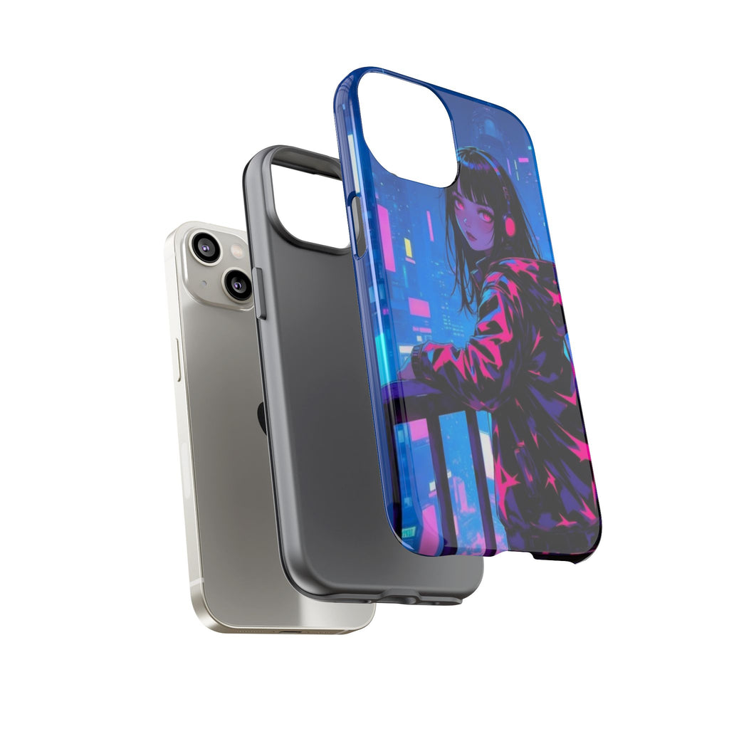 Futuristic Phone Case, Cyberpunk Aesthetic, Tough Phone Cover, Urban Style, Gift for Tech Lovers, Unique Phone Accessories, Streetwear [...]