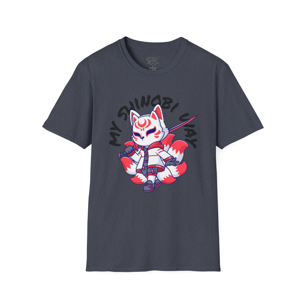 Unisex Anime T-Shirt - 'My Shinobi Pal' Graphic Tee, Comfortable Streetwear, Gift for Anime Lovers, Casual Wear, Stylish Outfit
