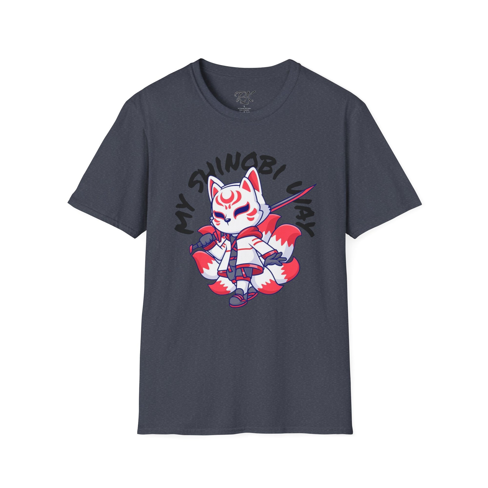 Unisex Anime T-Shirt - 'My Shinobi Pal' Graphic Tee, Comfortable Streetwear, Gift for Anime Lovers, Casual Wear, Stylish Outfit