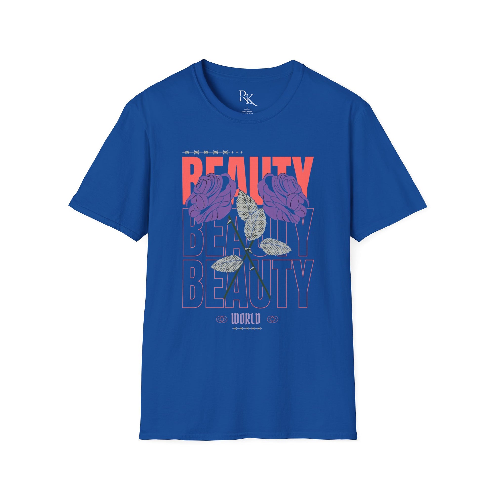 Beauty Floral Unisex Softstyle T-Shirt, Chic Casual Wear, Gift for Friends, Everyday Style, Trendy Graphic Tee, Summer Outfit