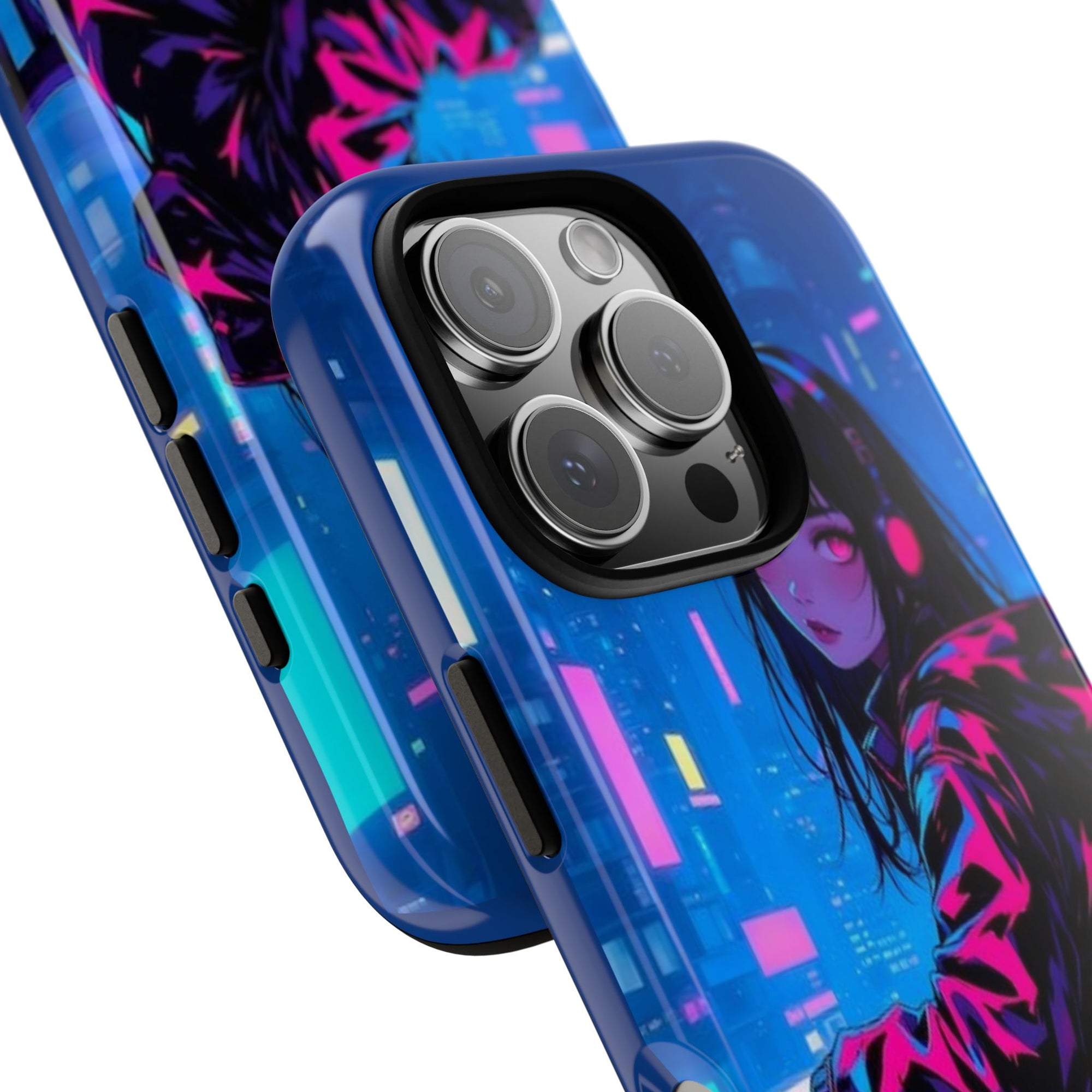 Futuristic Phone Case, Cyberpunk Aesthetic, Tough Phone Cover, Urban Style, Gift for Tech Lovers, Unique Phone Accessories, Streetwear [...]