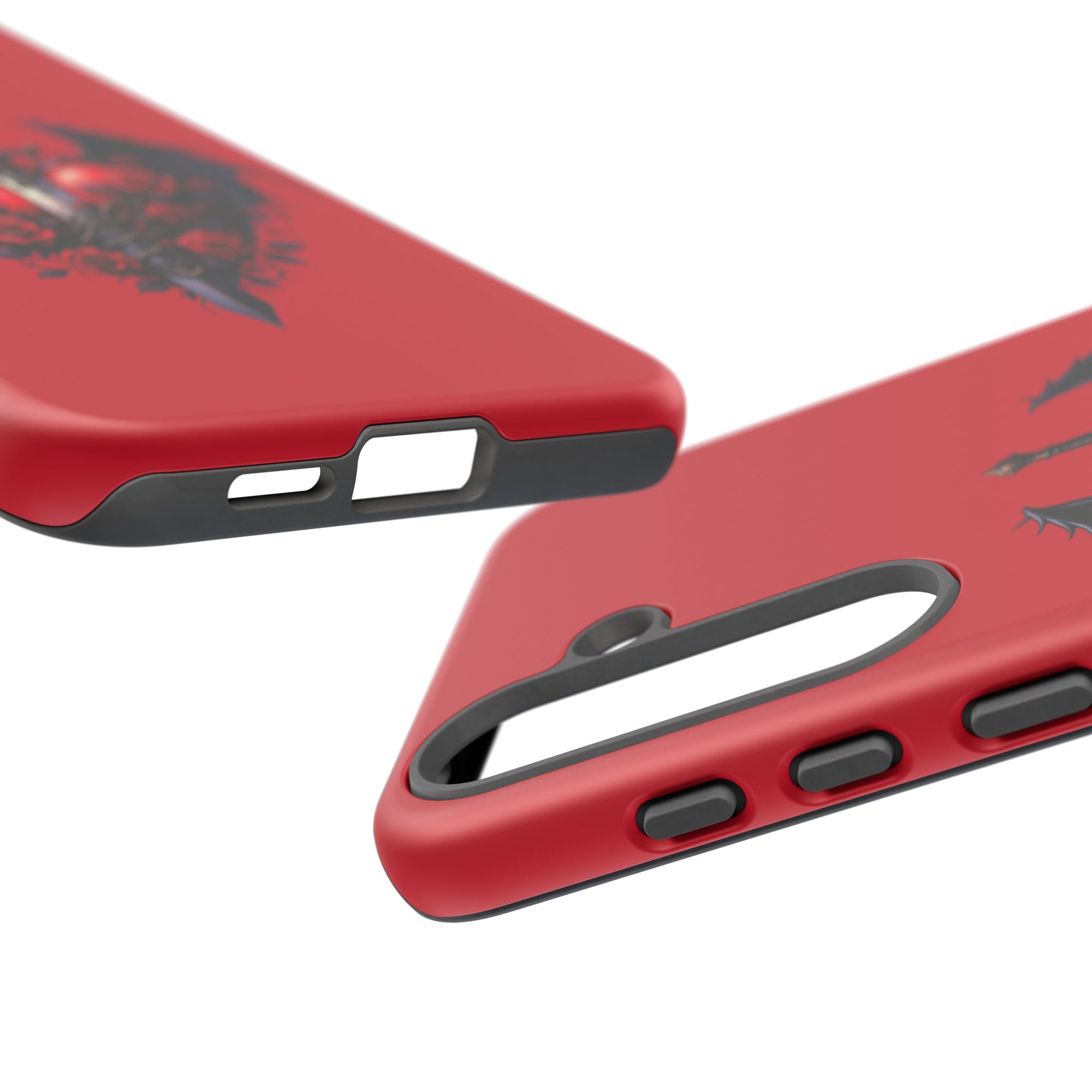 Tough Cases - Gothic Heart Phone Case, Edgy Accessories for Him, Unique Gifts for Her, Valentine's Day, Birthday, Artsy Phone Cover