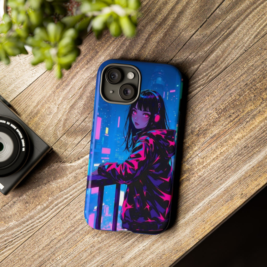Futuristic Phone Case, Cyberpunk Aesthetic, Tough Phone Cover, Urban Style, Gift for Tech Lovers, Unique Phone Accessories, Streetwear [...]