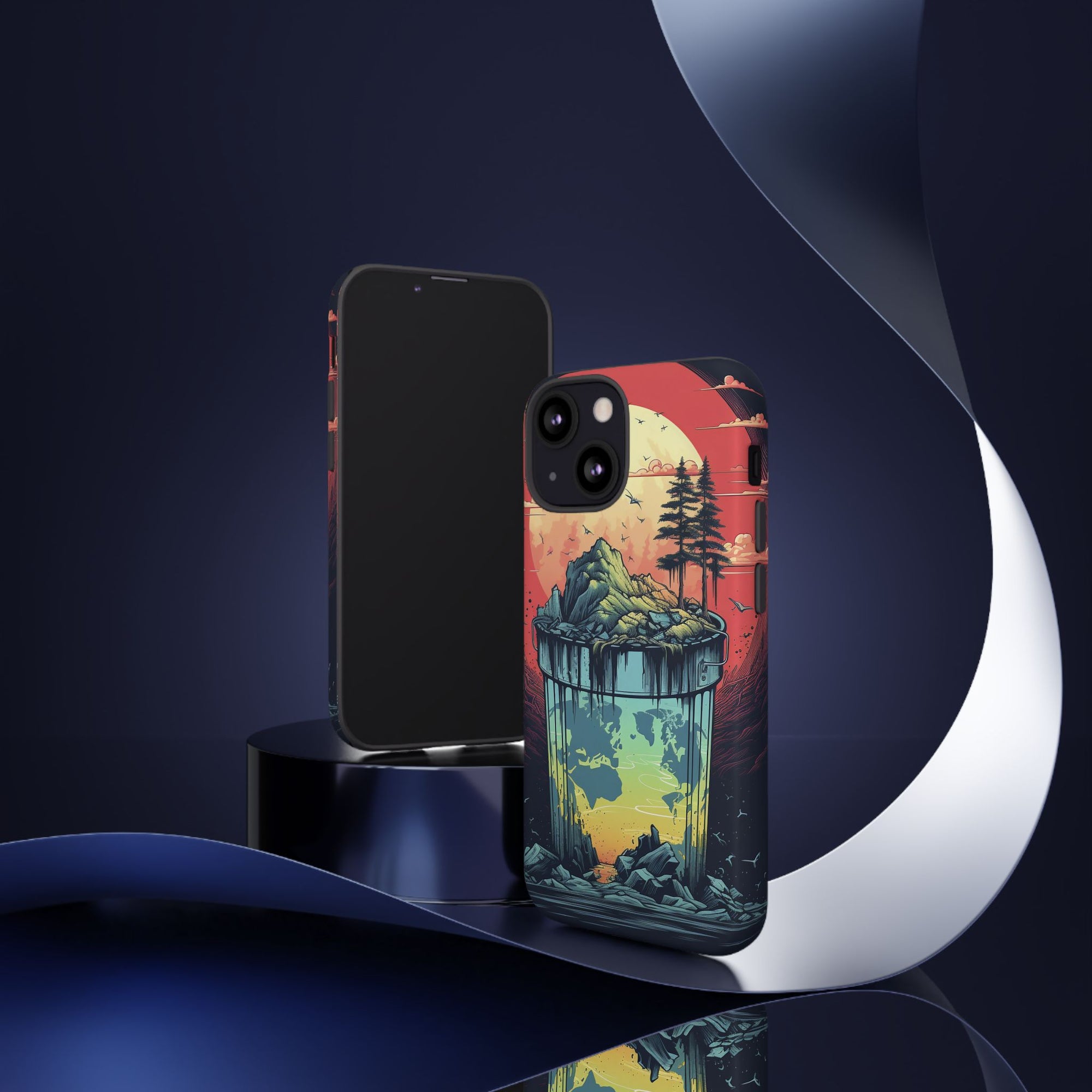 Vibrant Nature-Themed Phone Case, Tough Cases for Adventurers, Eco-Friendly, Trendy Phone Accessory, Great Gift for Nature Lovers
