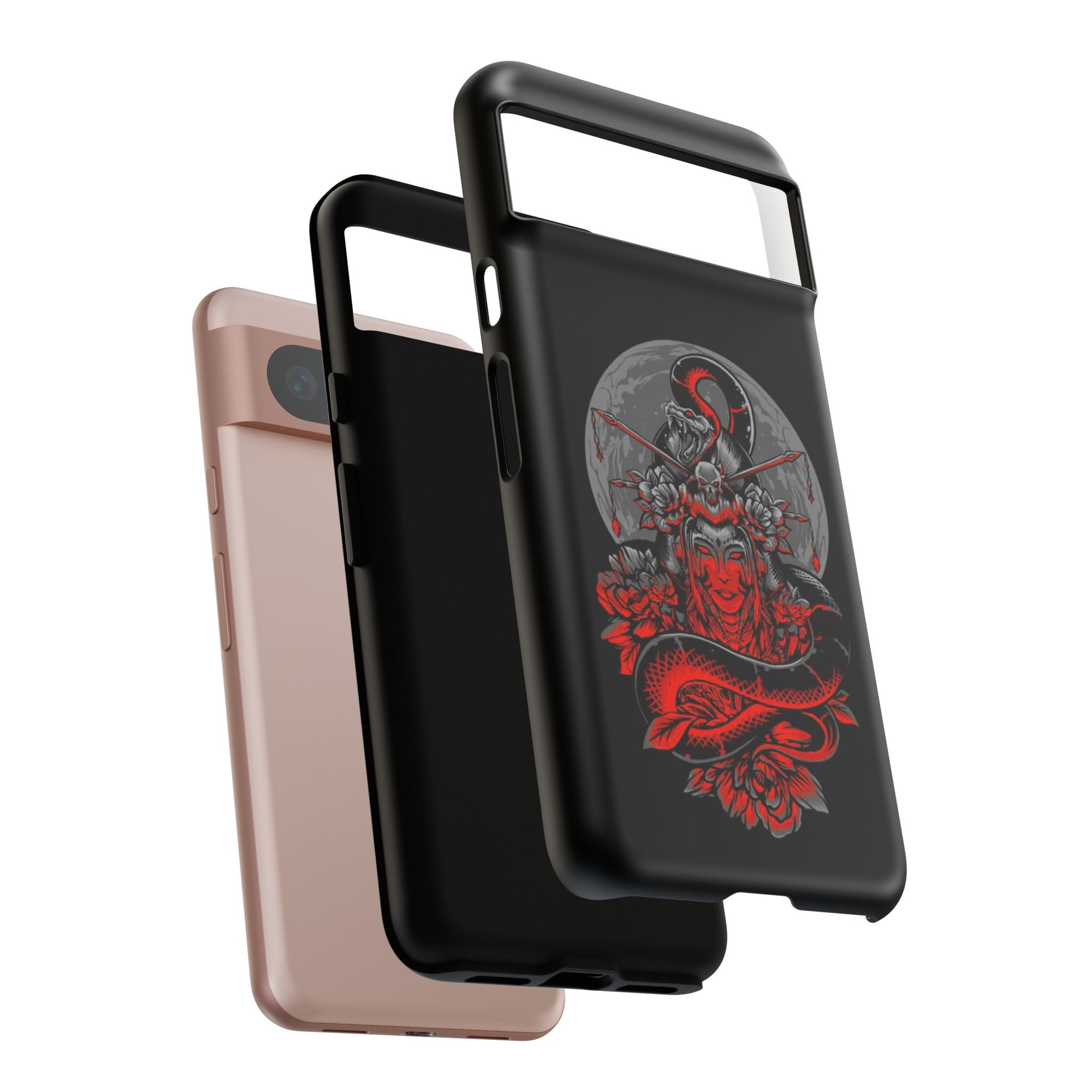 Tough Cases for iPhone, Dragon & Warrior Design, Durable Phone Protection, Perfect Gift for Tech Lovers, Unique Gifting