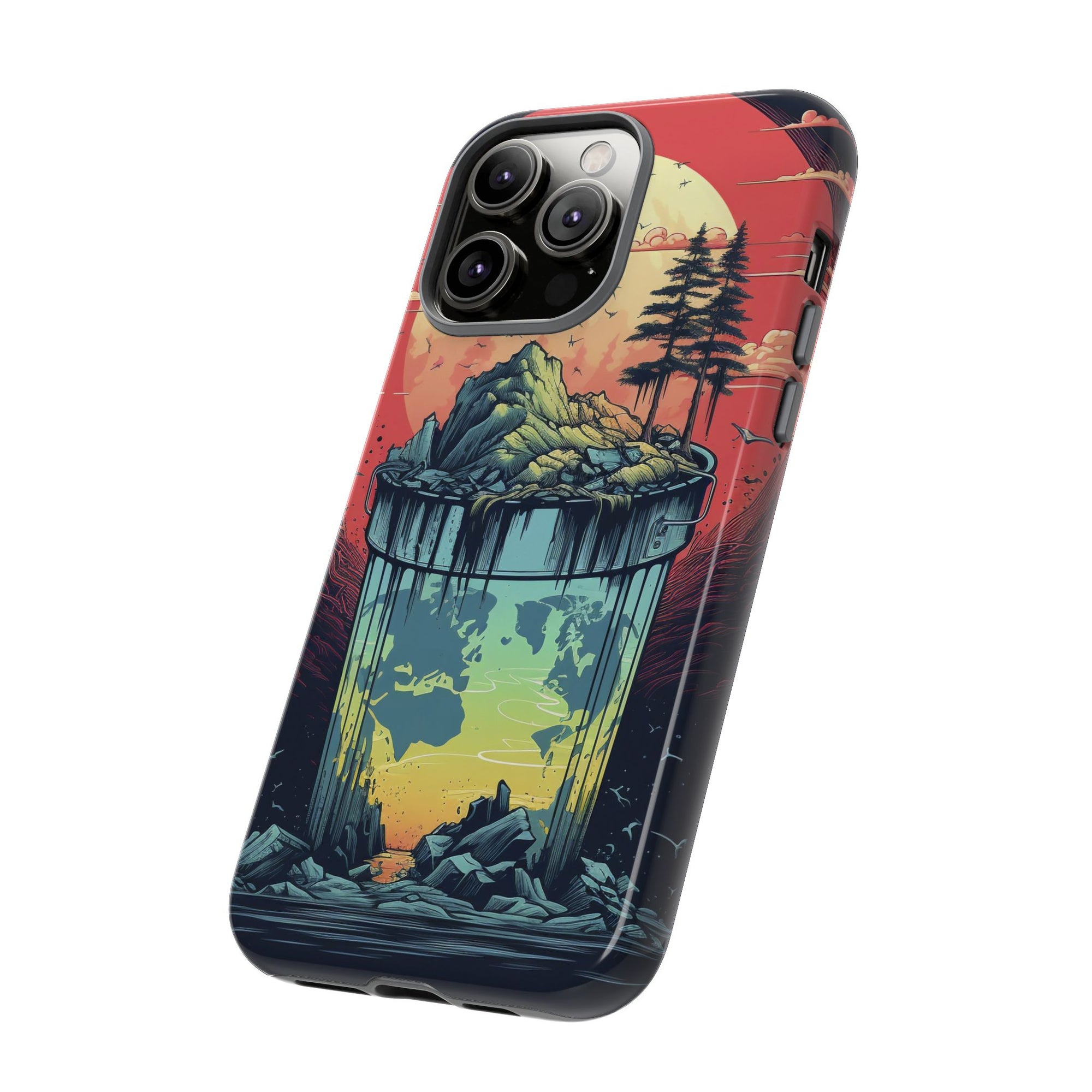 Vibrant Nature-Themed Phone Case, Tough Cases for Adventurers, Eco-Friendly, Trendy Phone Accessory, Great Gift for Nature Lovers