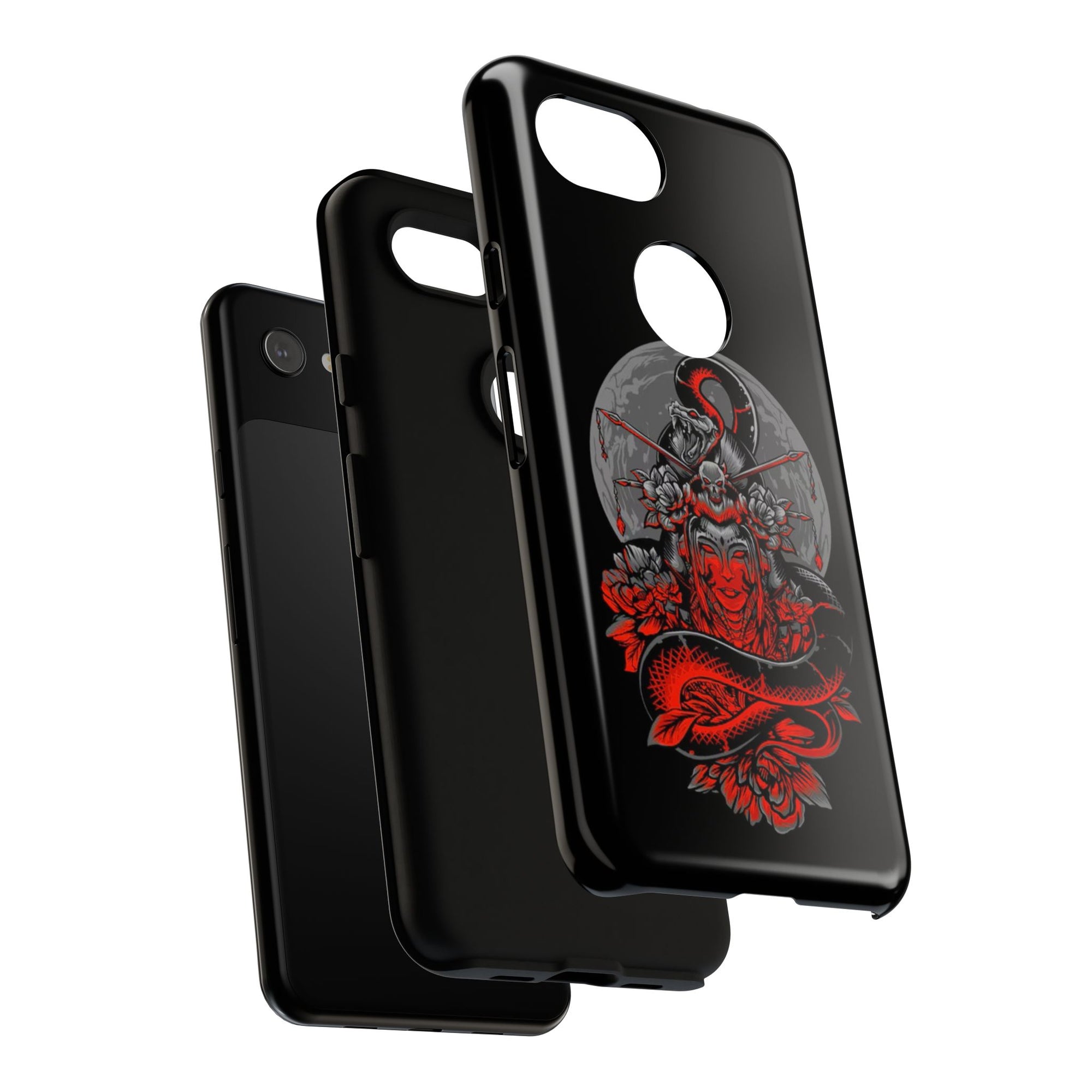 Tough Cases for iPhone, Dragon & Warrior Design, Durable Phone Protection, Perfect Gift for Tech Lovers, Unique Gifting