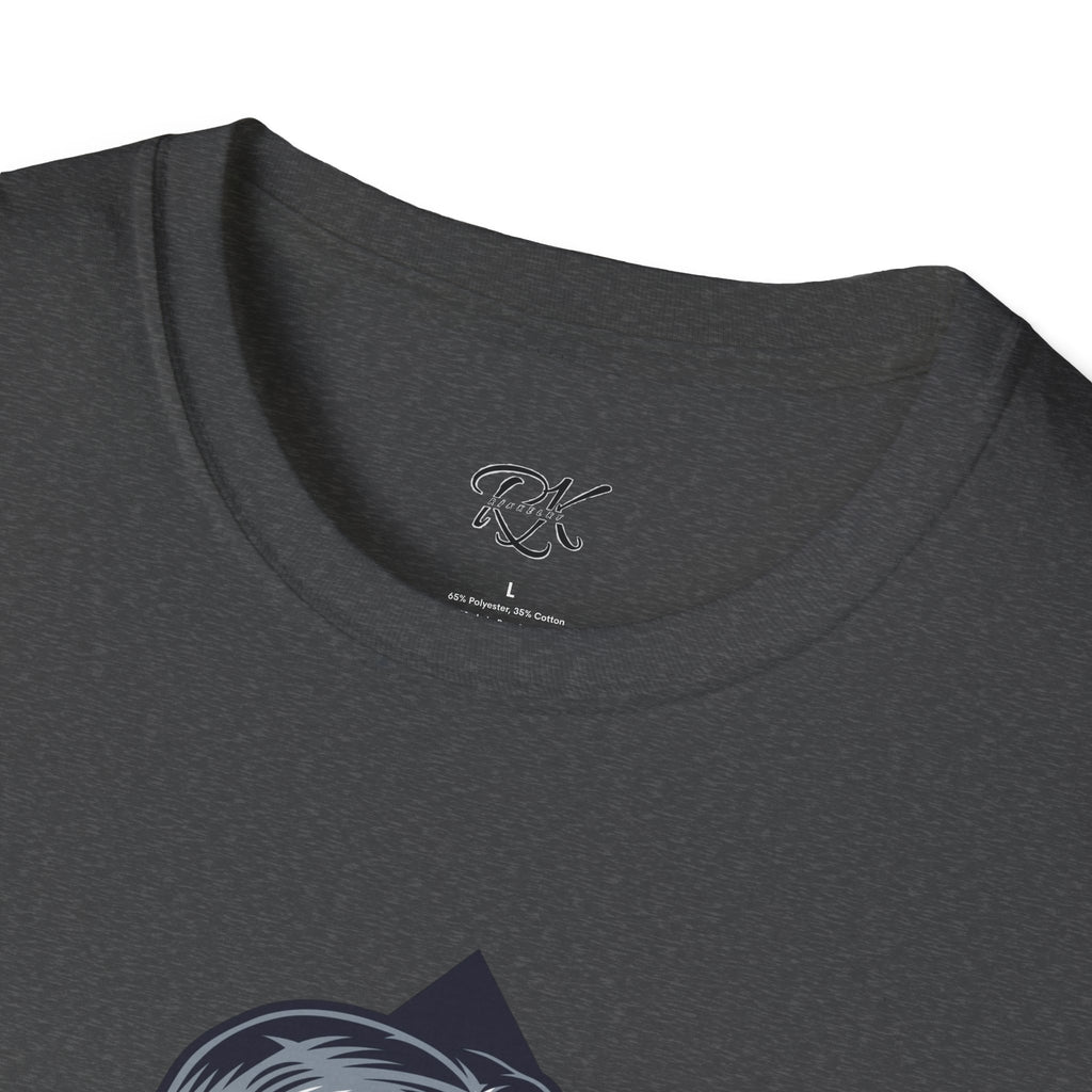 Edgy Graphic Tee, Unisex T-Shirt with Skull and Rose Design, Stylish Casual Wear, Perfect for Gift Giving, Comfortable Everyday Attire