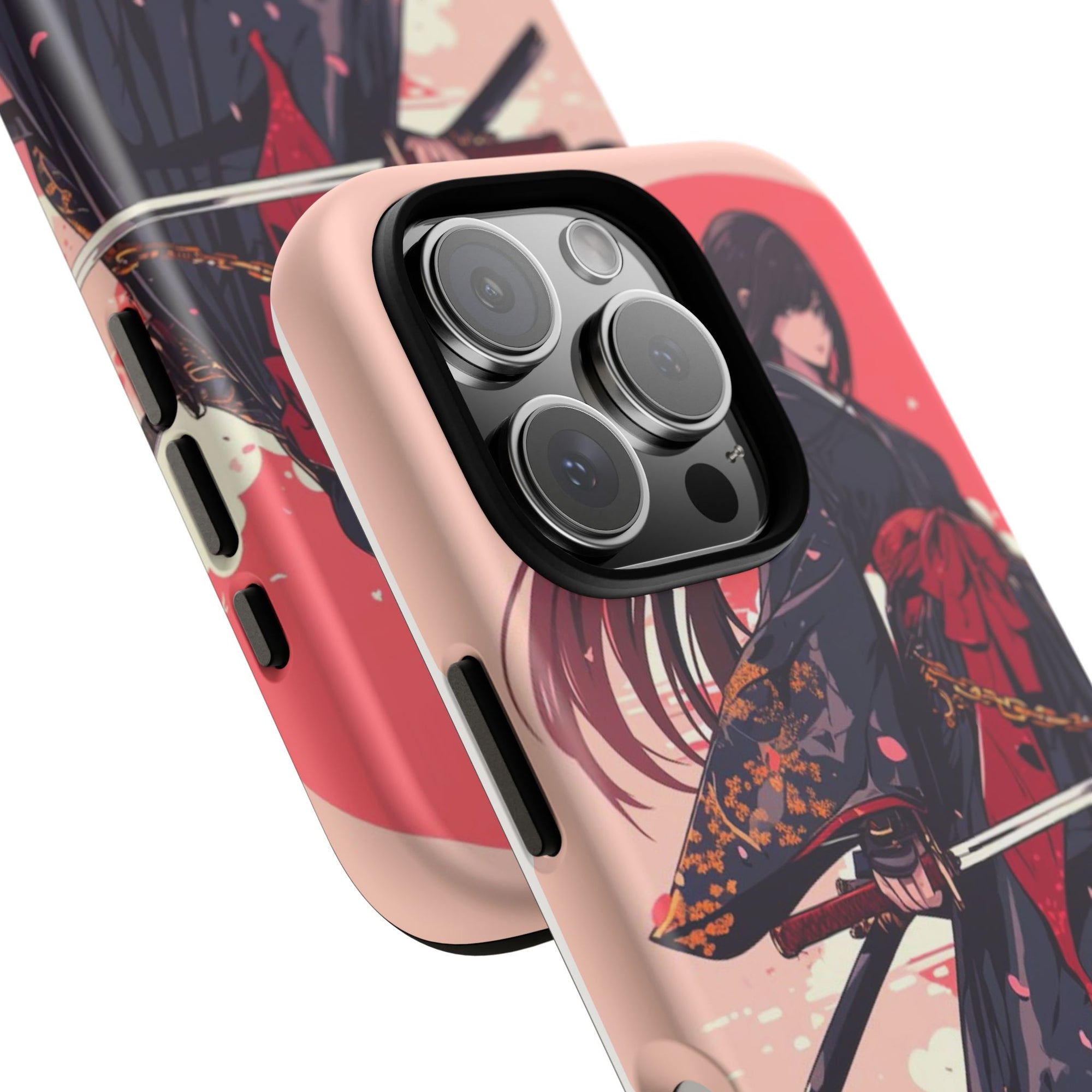 Stylish Phone Case with Warrior Design, Tough Phone Cover for Anime Lovers, Gift for Gamers, Cute Phone Accessories, Unique Tech Gifts