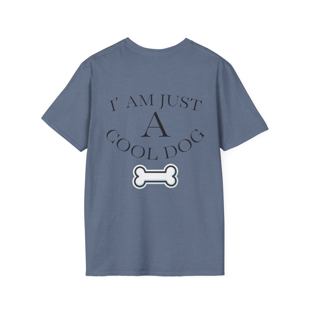 Cool Dog Graphic Tee | Unisex Softstyle T-Shirt, Funny Pet Lover Gift, Dog Dad Shirt, Casual Wear, Gift for Animal Lovers