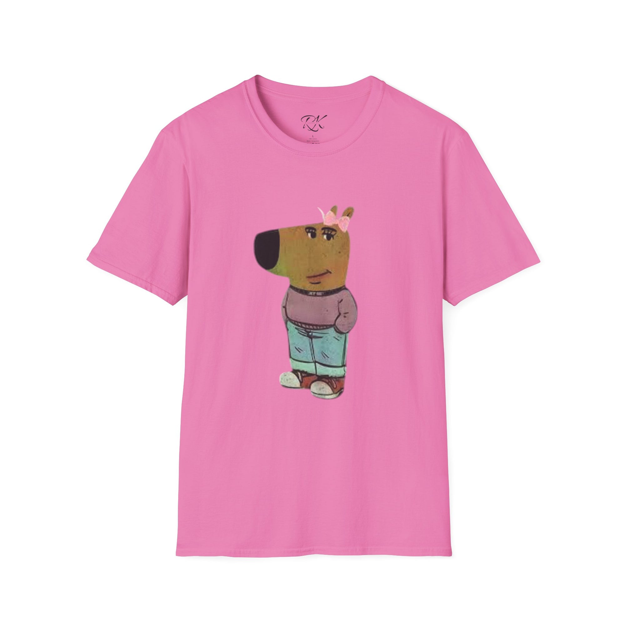 Whimsical Dog Art Unisex T-Shirt - Cute Pet Lover Gift, Casual Wear, Animal Themed Apparel, Fun Gift for Dog Owners