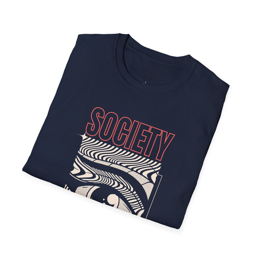 Society Graphic Unisex T-Shirt, Trendy Casual Tee, Unique Gift for Friends, Streetwear, Everyday Style