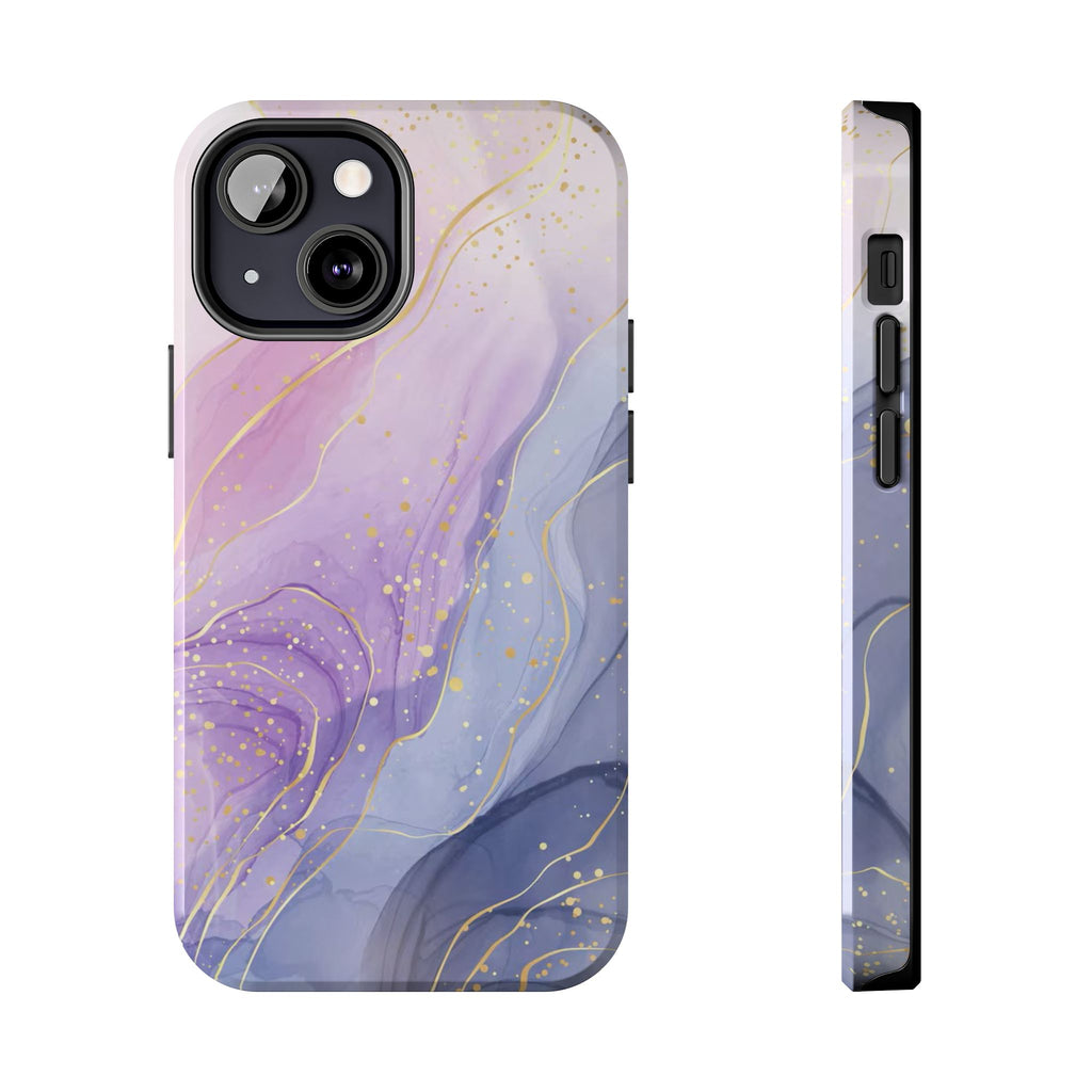 Elegant Abstract Tough Phone Cases for Stylish Protection, Gift for Her, Phone Accessories, Lavender Marble Design, Phone Cover for [...]