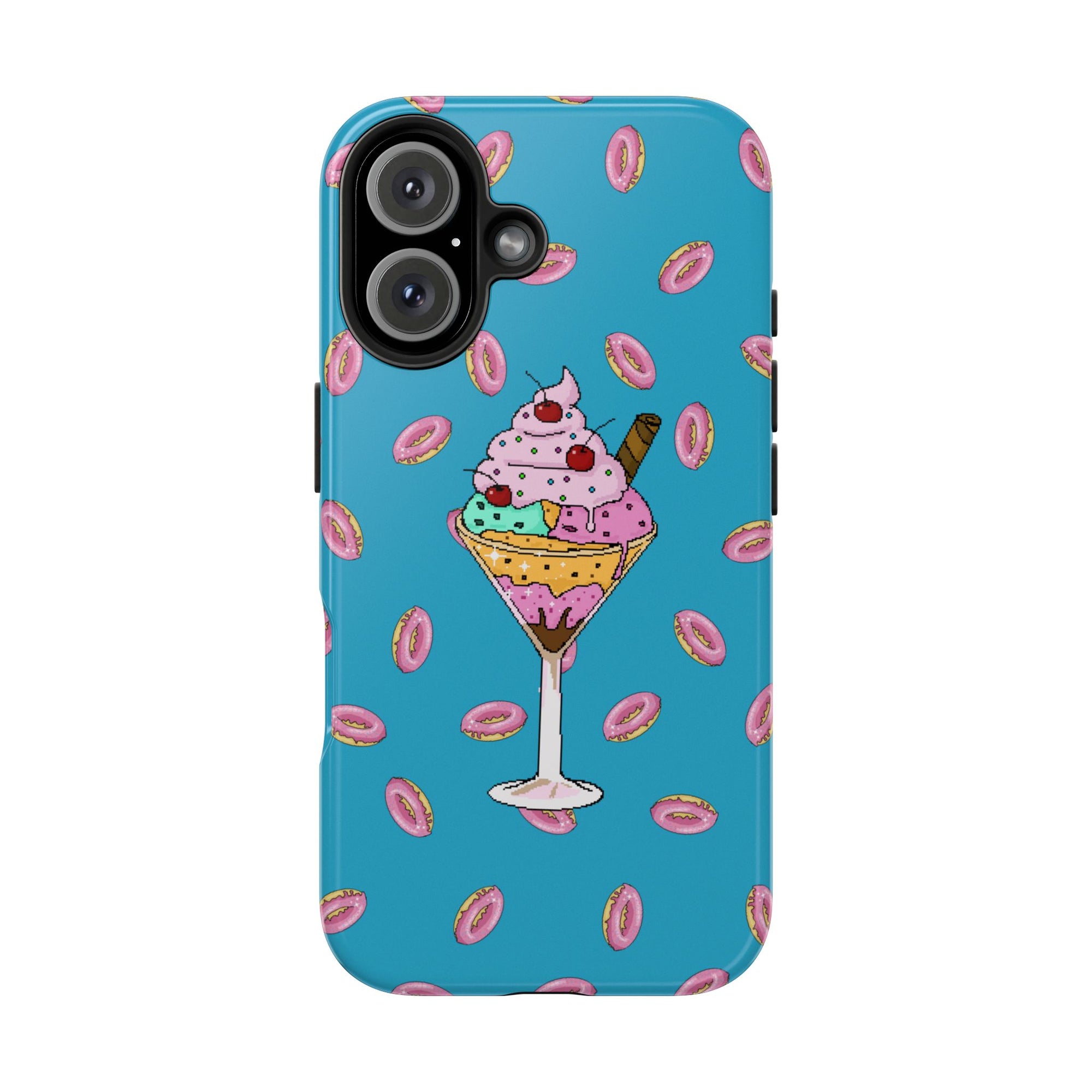 Cute Dessert Phone Cases, Fun iPhone Covers, Quirky Phone Accessories, Donut Lovers Gift, Ice Cream Phone Protector