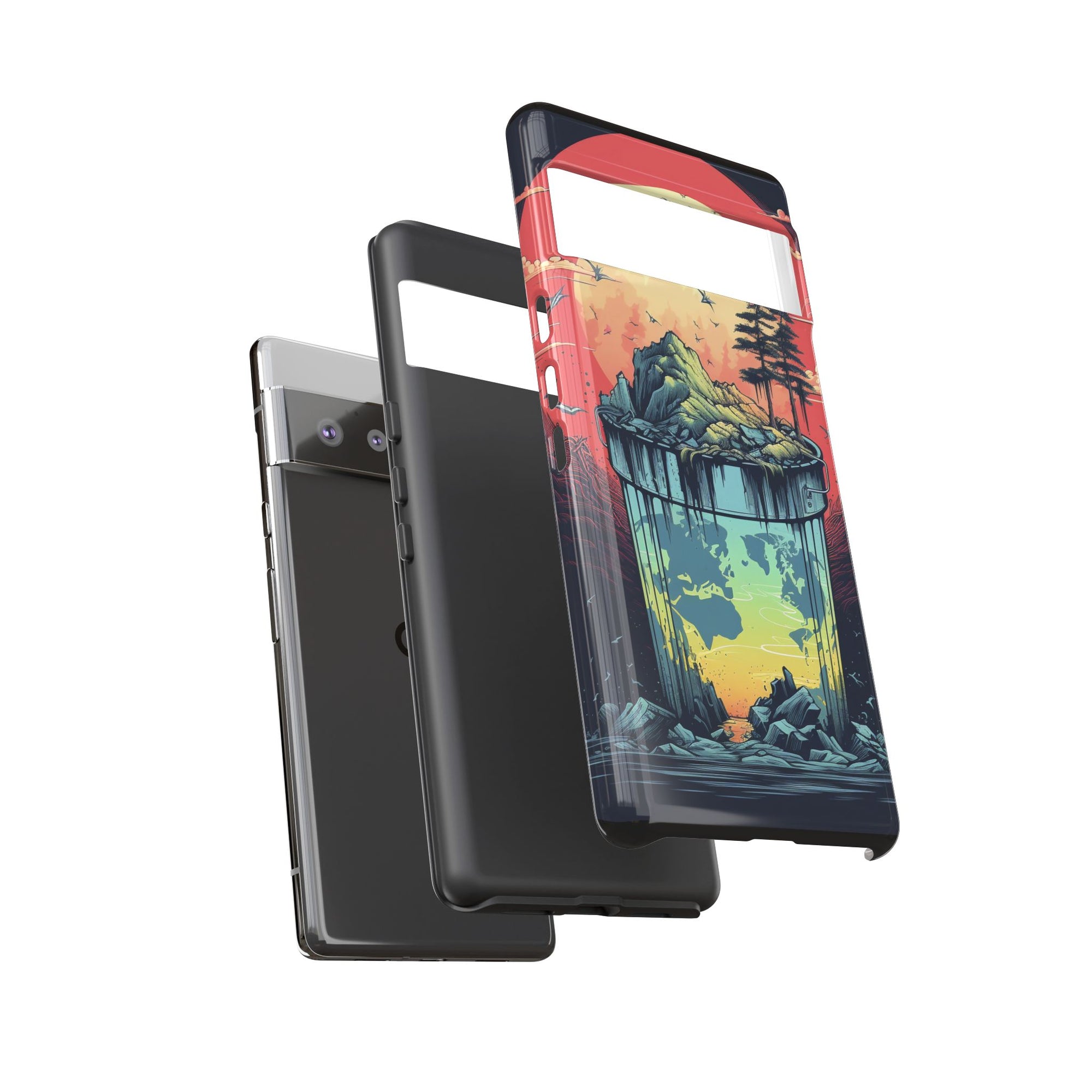 Vibrant Nature-Themed Phone Case, Tough Cases for Adventurers, Eco-Friendly, Trendy Phone Accessory, Great Gift for Nature Lovers