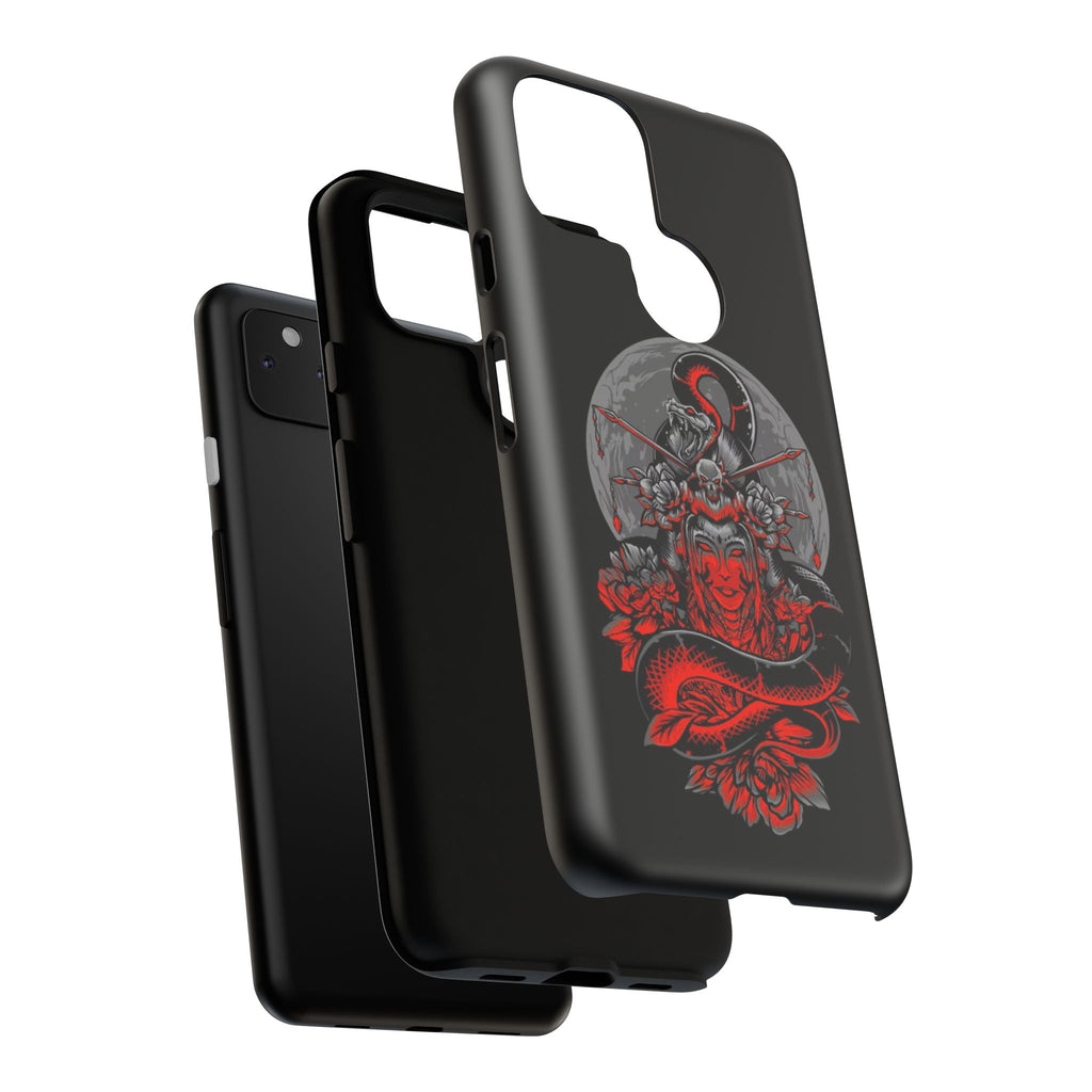 Tough Cases for iPhone, Dragon & Warrior Design, Durable Phone Protection, Perfect Gift for Tech Lovers, Unique Gifting