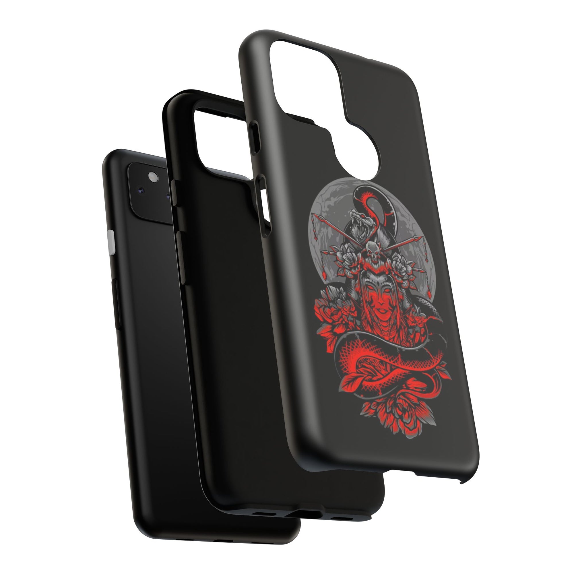 Tough Cases for iPhone, Dragon & Warrior Design, Durable Phone Protection, Perfect Gift for Tech Lovers, Unique Gifting