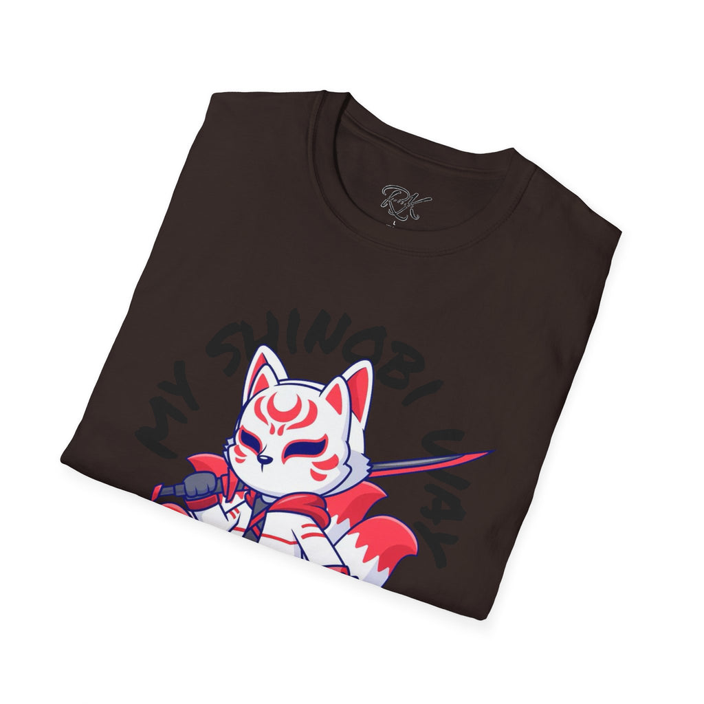 Unisex Anime T-Shirt - 'My Shinobi Pal' Graphic Tee, Comfortable Streetwear, Gift for Anime Lovers, Casual Wear, Stylish Outfit