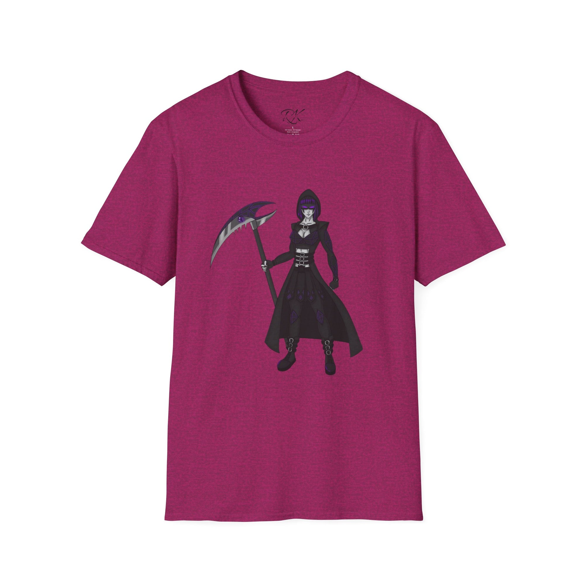 Gothic Fantasy T-Shirt, Unisex Softstyle Tee, Halloween Costume, Creepy Graphic Tee, Gift for Gamers, Unique Graphic Shirt