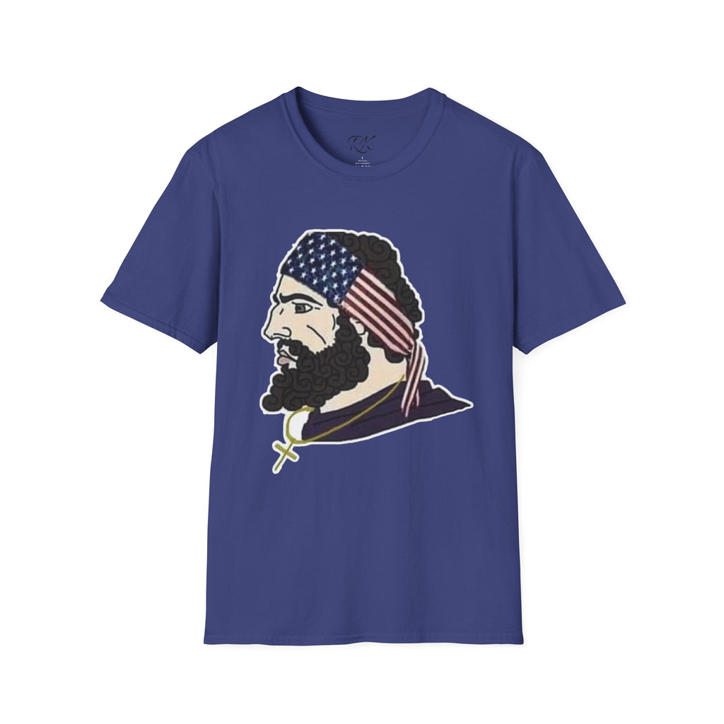 Patriotic Graphic T-Shirt, Unisex Softstyle Tee, Independence Day Gift, Freedom Apparel, Americana Clothing