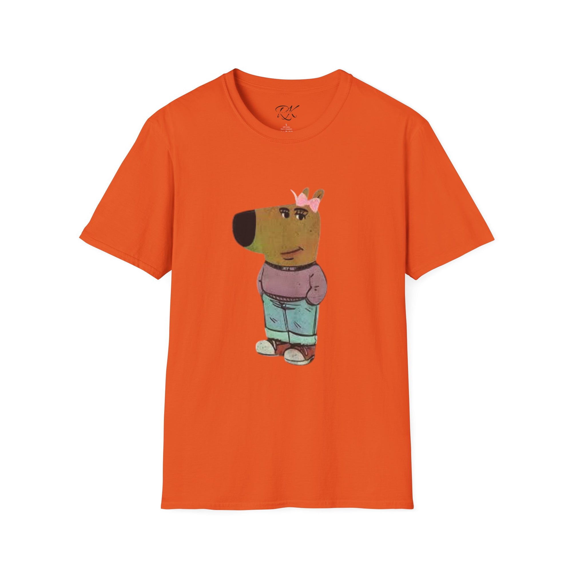 Whimsical Dog Art Unisex T-Shirt - Cute Pet Lover Gift, Casual Wear, Animal Themed Apparel, Fun Gift for Dog Owners