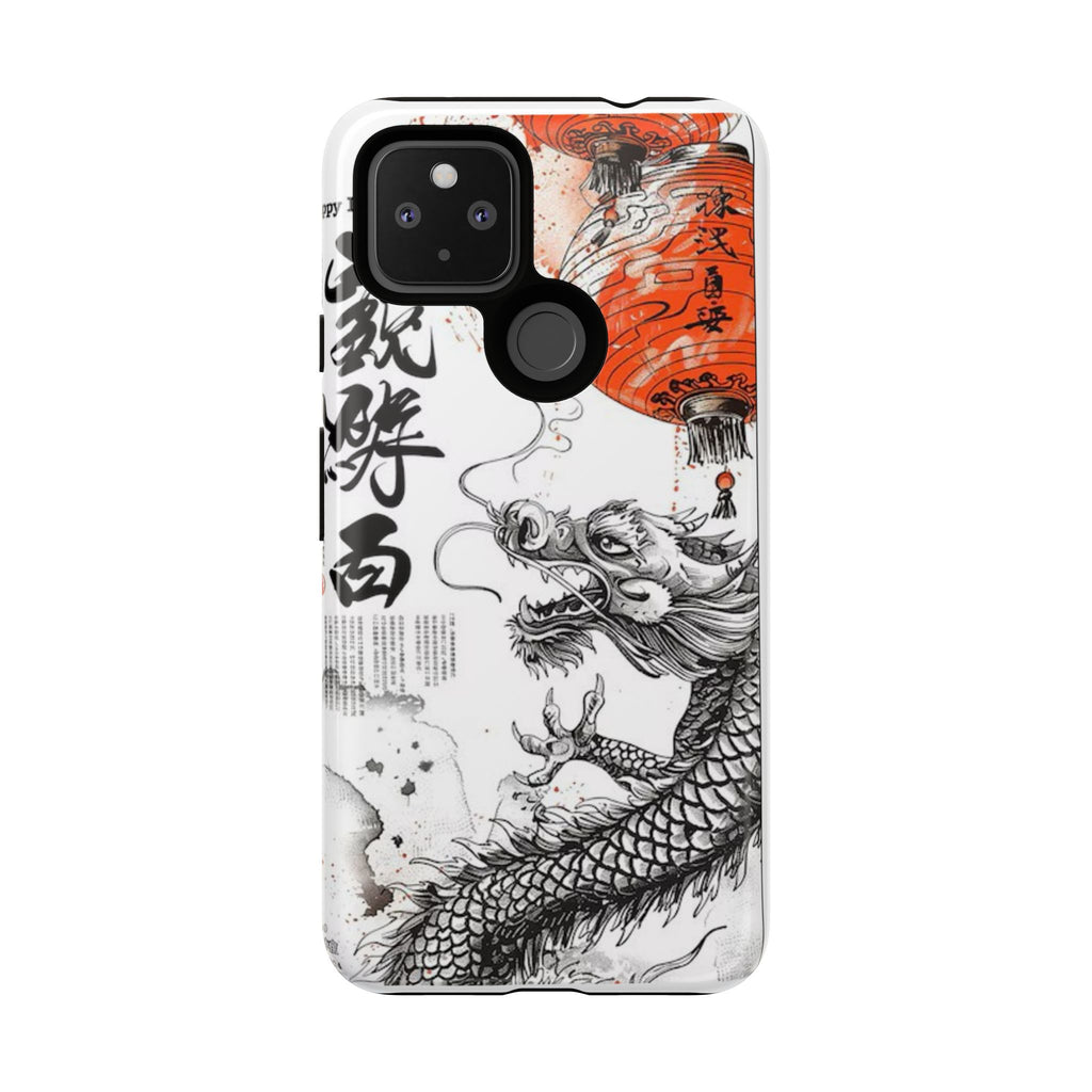 Dragon Design Phone Case, Tough Cases with Chinese Art for Unique Style, Gift for Art Lovers, Phone Protection, Trendy Accessories