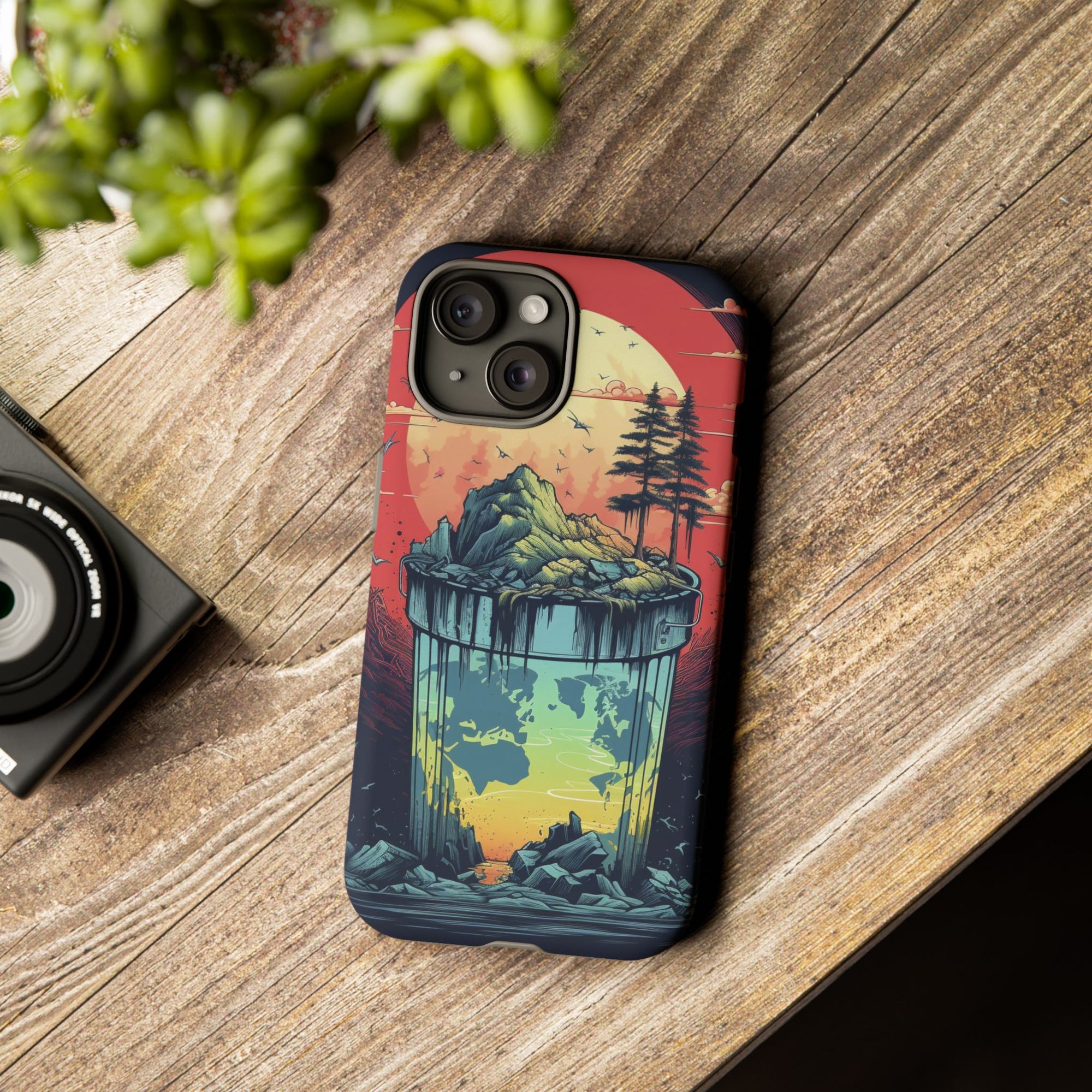 Vibrant Nature-Themed Phone Case, Tough Cases for Adventurers, Eco-Friendly, Trendy Phone Accessory, Great Gift for Nature Lovers