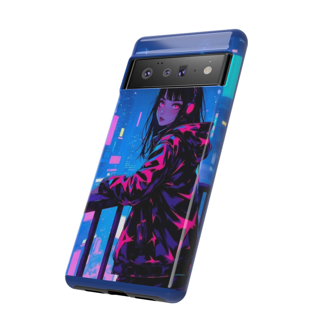 Futuristic Phone Case, Cyberpunk Aesthetic, Tough Phone Cover, Urban Style, Gift for Tech Lovers, Unique Phone Accessories, Streetwear [...]