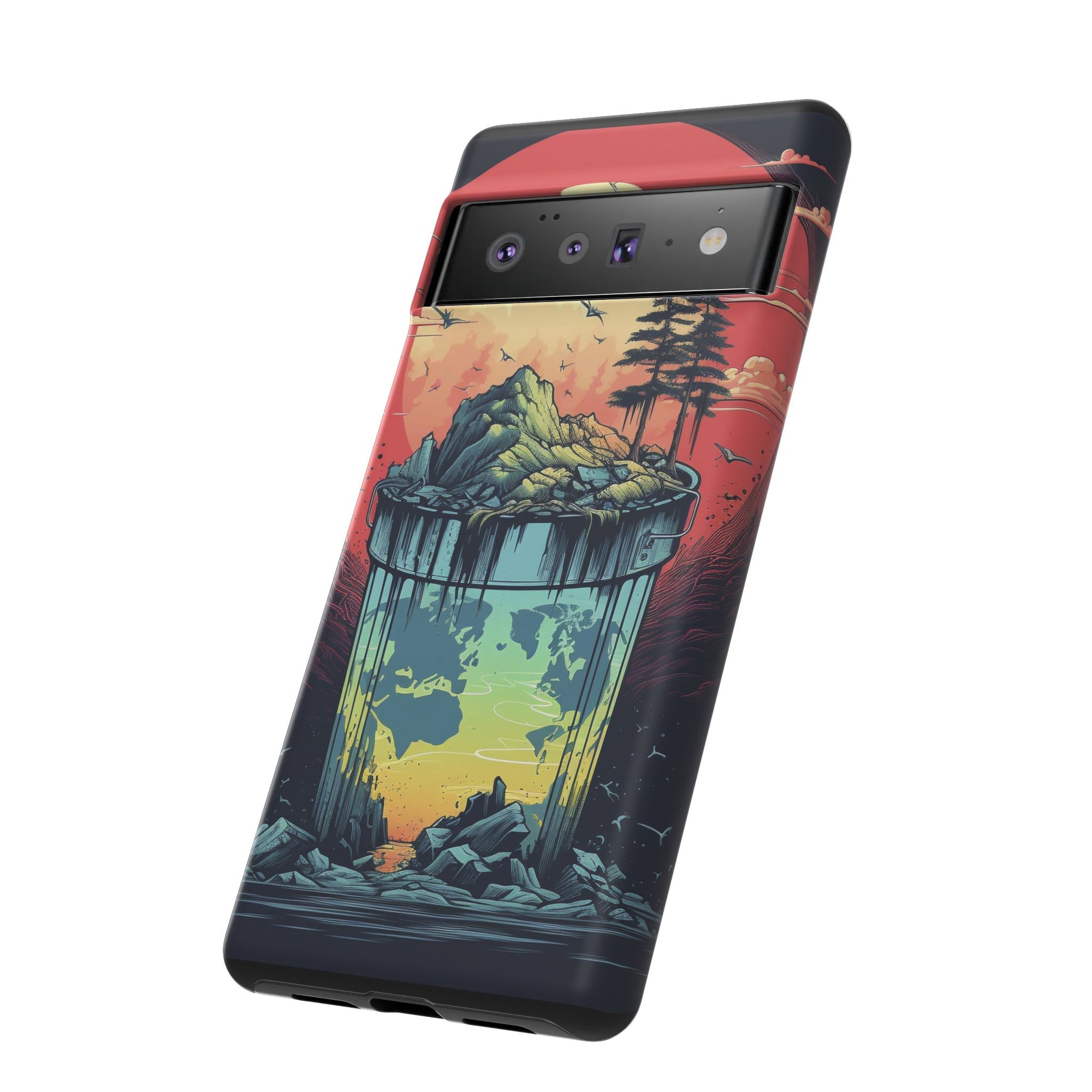 Vibrant Nature-Themed Phone Case, Tough Cases for Adventurers, Eco-Friendly, Trendy Phone Accessory, Great Gift for Nature Lovers
