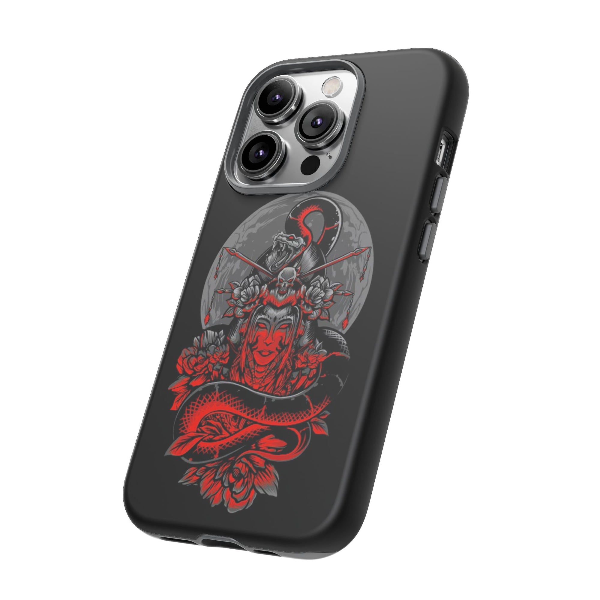 Tough Cases for iPhone, Dragon & Warrior Design, Durable Phone Protection, Perfect Gift for Tech Lovers, Unique Gifting