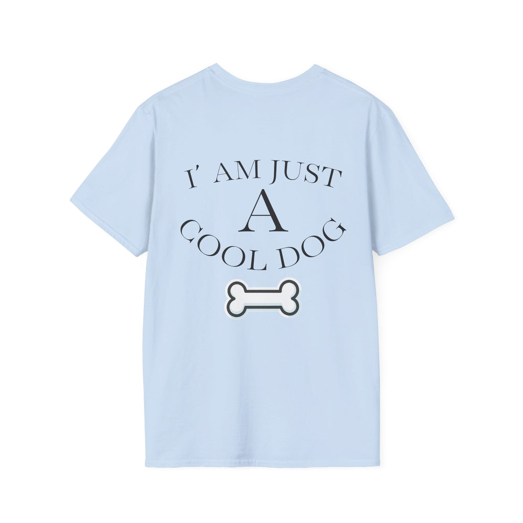 Cool Dog Graphic Tee | Unisex Softstyle T-Shirt, Funny Pet Lover Gift, Dog Dad Shirt, Casual Wear, Gift for Animal Lovers