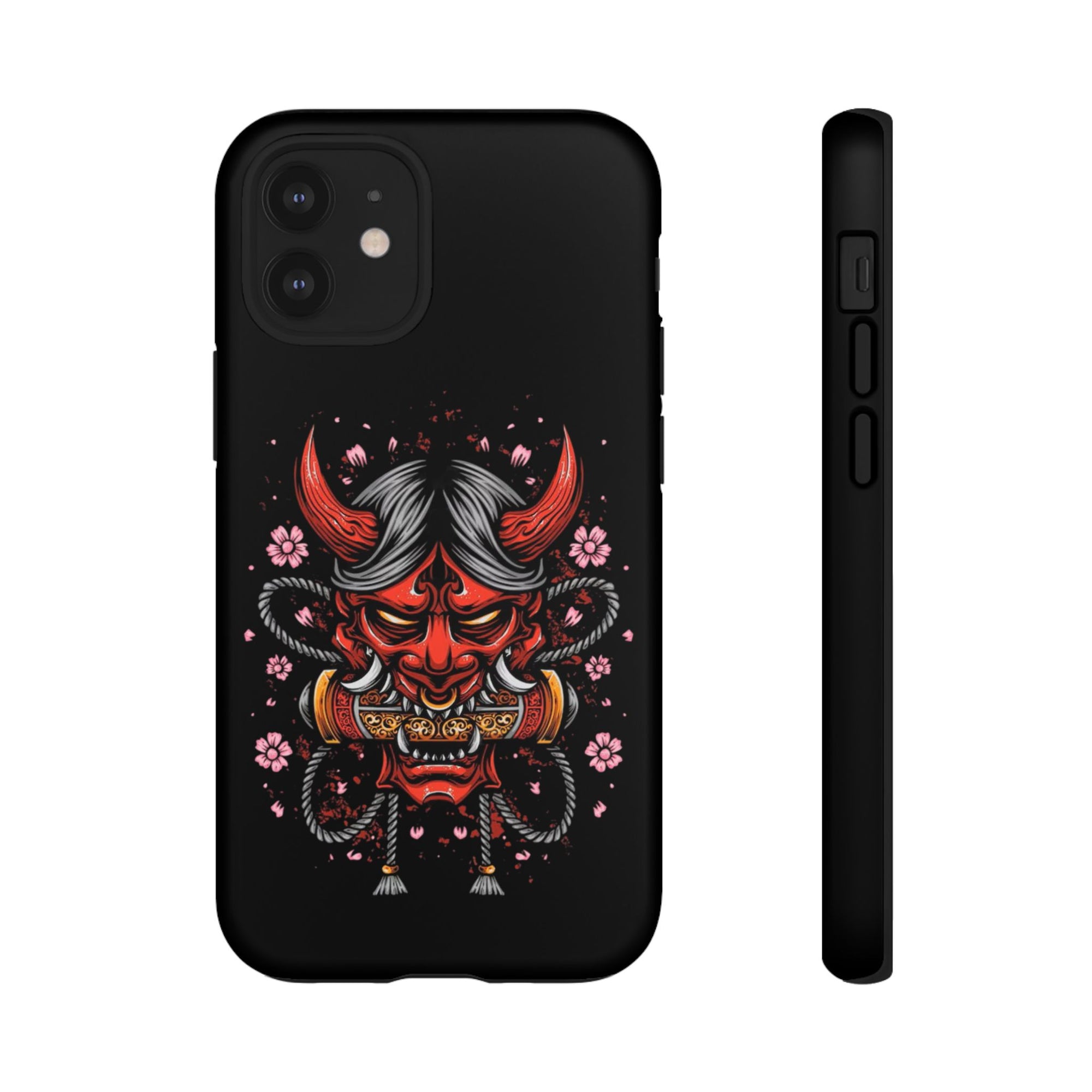 Tough Cases: Fierce Demon Phone Case, Edgy Phone Cover, Protect Your Device, Gift for Anime Fans, Unique Artwork Case