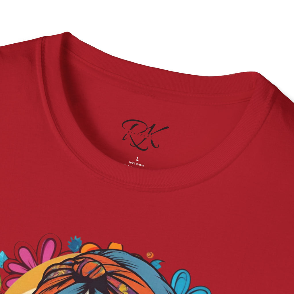 Bohemian Floral T-Shirt, Hippie Shirt, Peace Sign Tee, Gift for Festival Lovers, Artistic Apparel, Unisex Graphic Tee