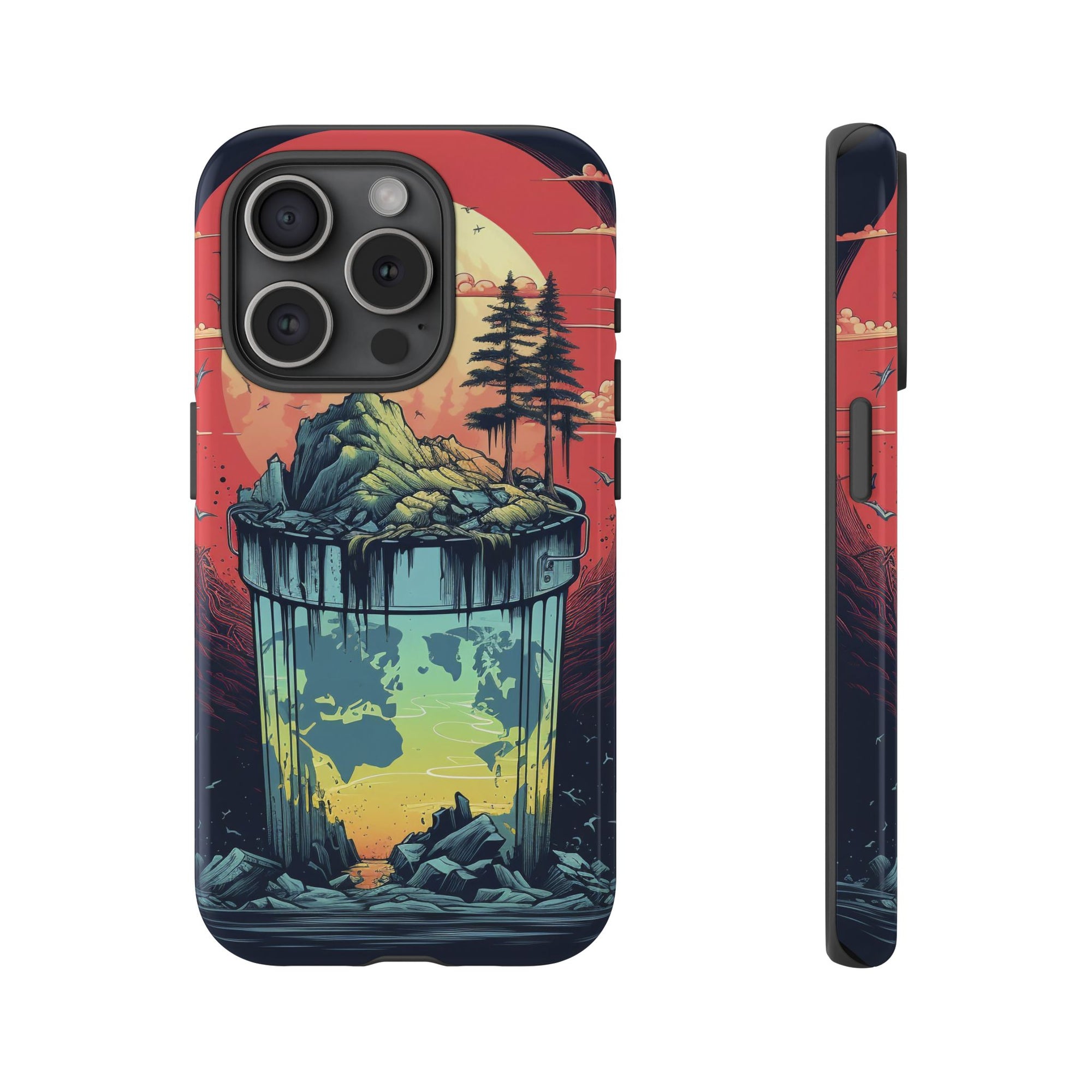 Vibrant Nature-Themed Phone Case, Tough Cases for Adventurers, Eco-Friendly, Trendy Phone Accessory, Great Gift for Nature Lovers