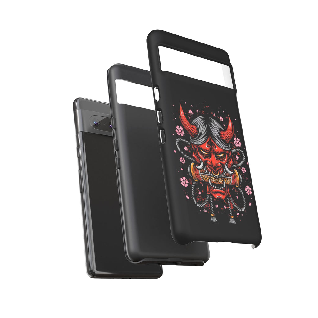Tough Cases: Fierce Demon Phone Case, Edgy Phone Cover, Protect Your Device, Gift for Anime Fans, Unique Artwork Case
